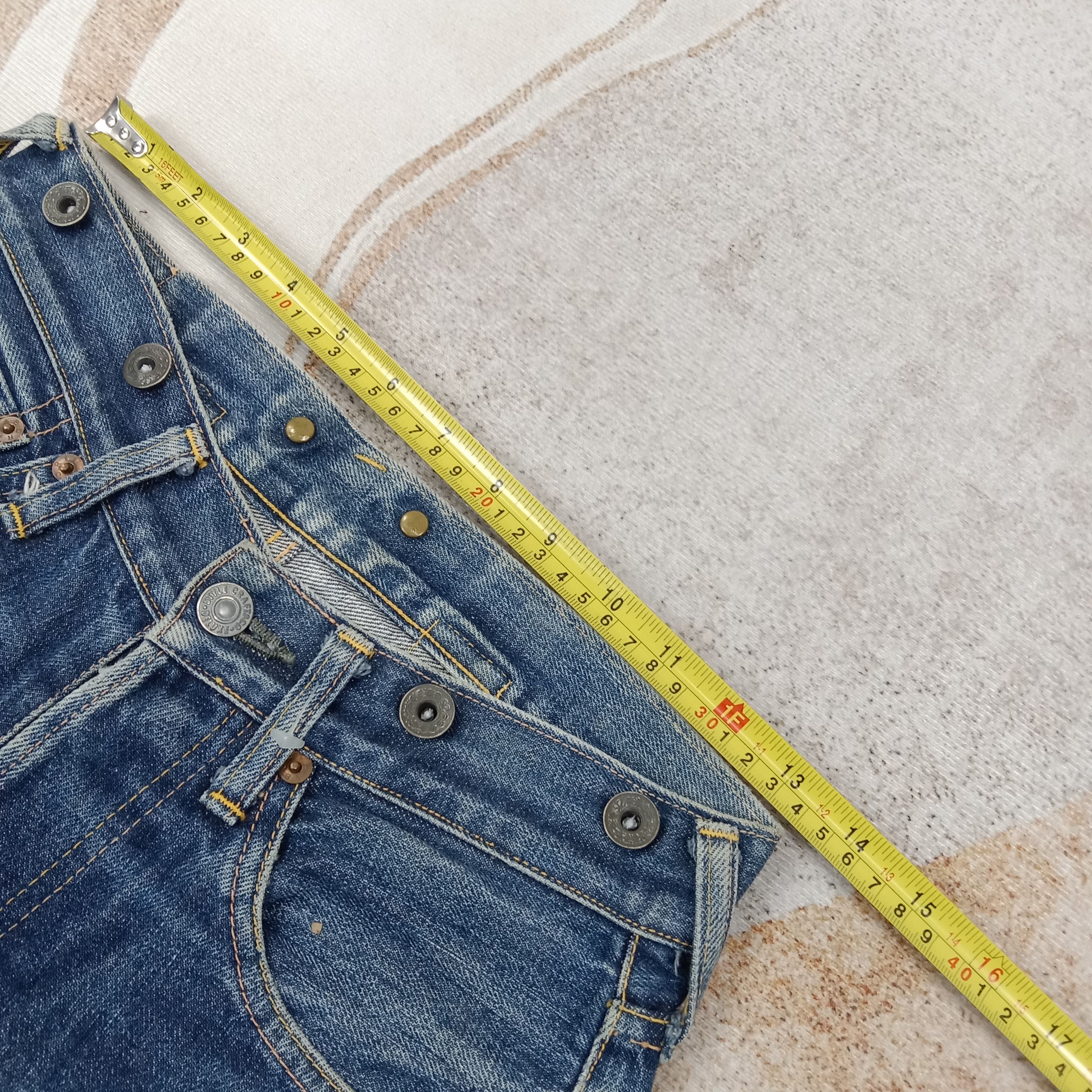 Evisu Evisu Japanese Selvedge 3 Quarters Denim Jeans C258N14 Size US 27 - 8 Thumbnail