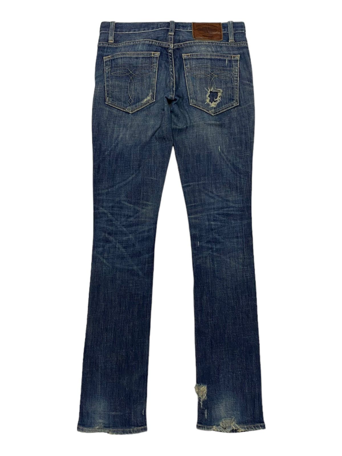 Polo Ralph Lauren 🔥RALPH LAUREN DISTRESSED DENIM JEANS SKINNY JEANS Size 28" / US 6 / IT 42 - 3 Thumbnail