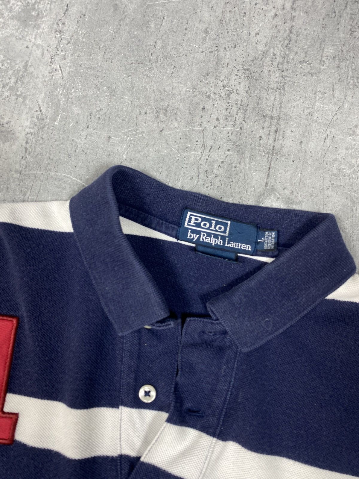 Polo Ralph Lauren Vintage Polo Ralph Lauren Rugby shirt Big Logo Chief Keef Size US L / EU 52-54 / 3 - 6 Thumbnail