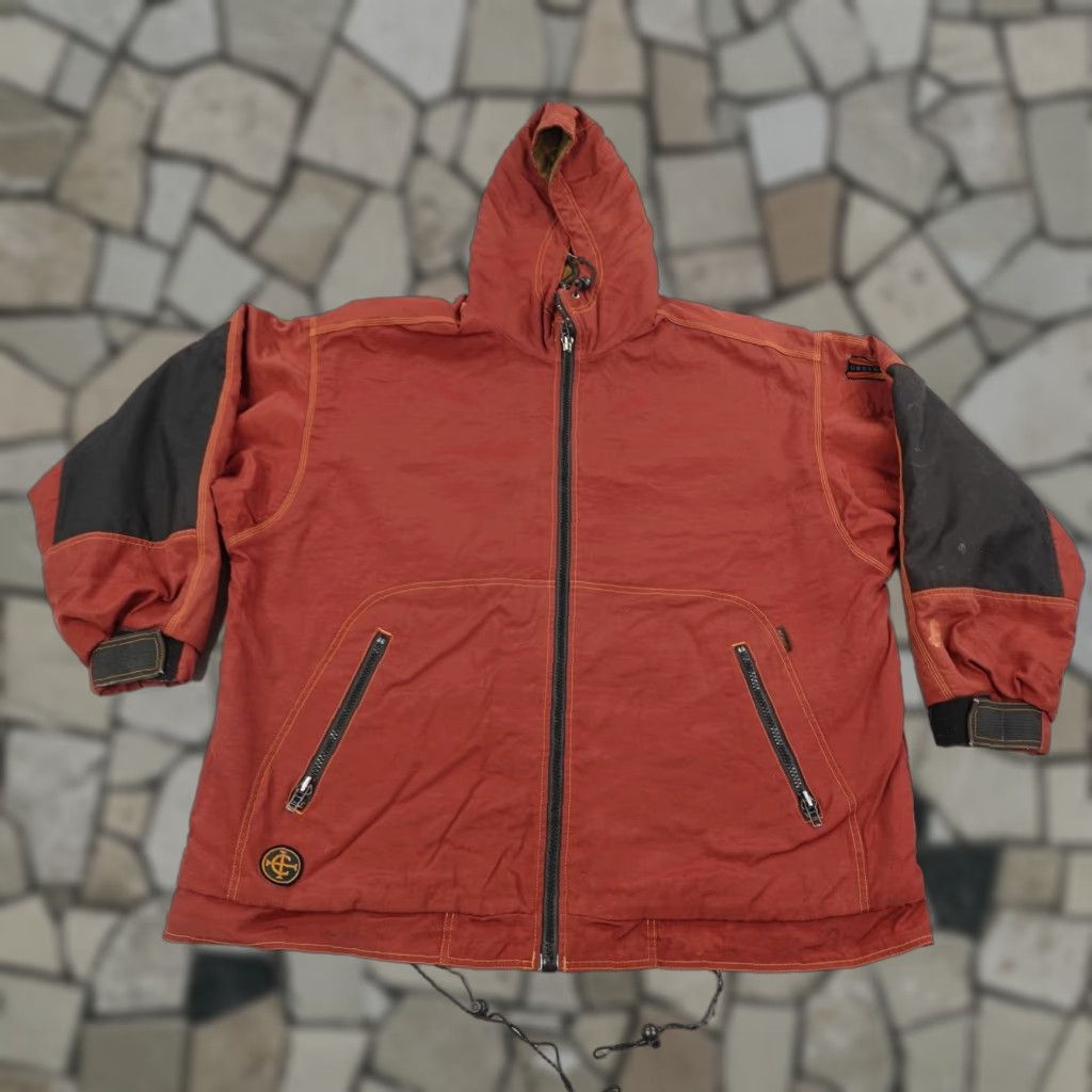 Vintage VINTAGE Columbia Convert Jacket Mens XL Brown Orange Zip Up Parka Rain Coat Size US XL / EU 56 / 4 - 1 Thumbnail