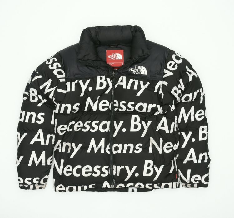 Supreme x The North Face by Any Means Nuptse Jacket 'Black' | Men's Size XL