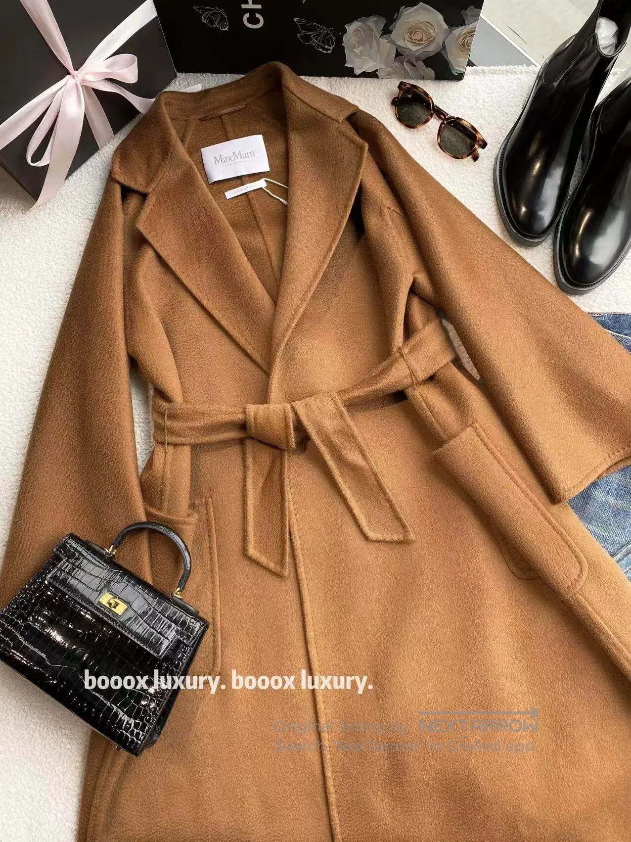 Max Mara Max Mara Size 32 Labbro caramel coat| Size XXS / US 00 / IT 34 - 1 Thumbnail