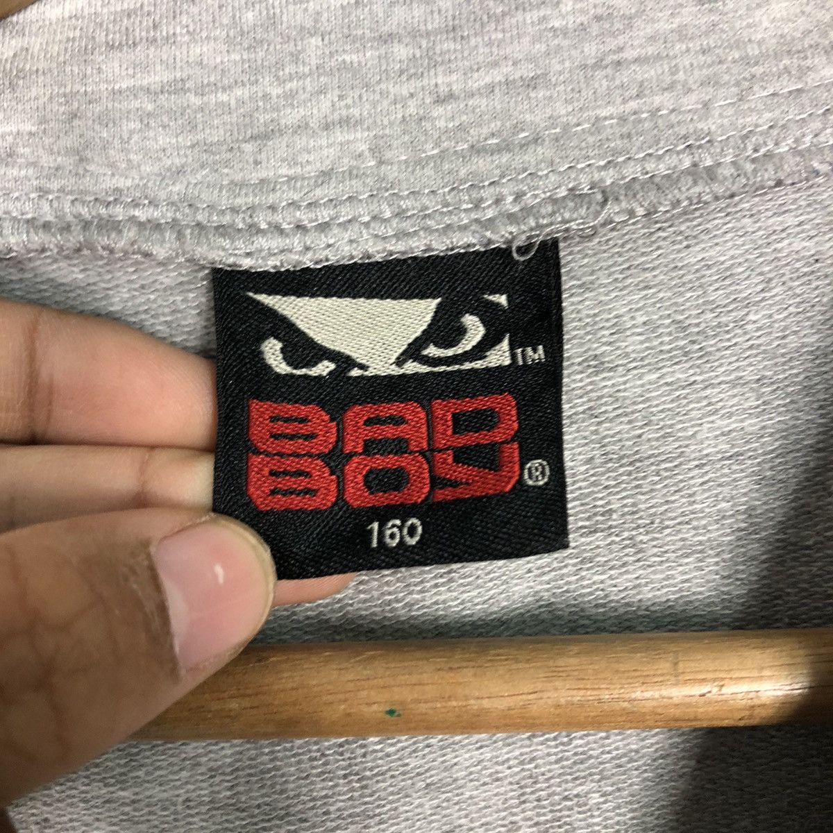 Japanese Brand × Vintage 📌Vintage Zipper Sweater Bad Boy Big Logo Design Punk Style Size US S / EU 44-46 / 1 - 20 Thumbnail