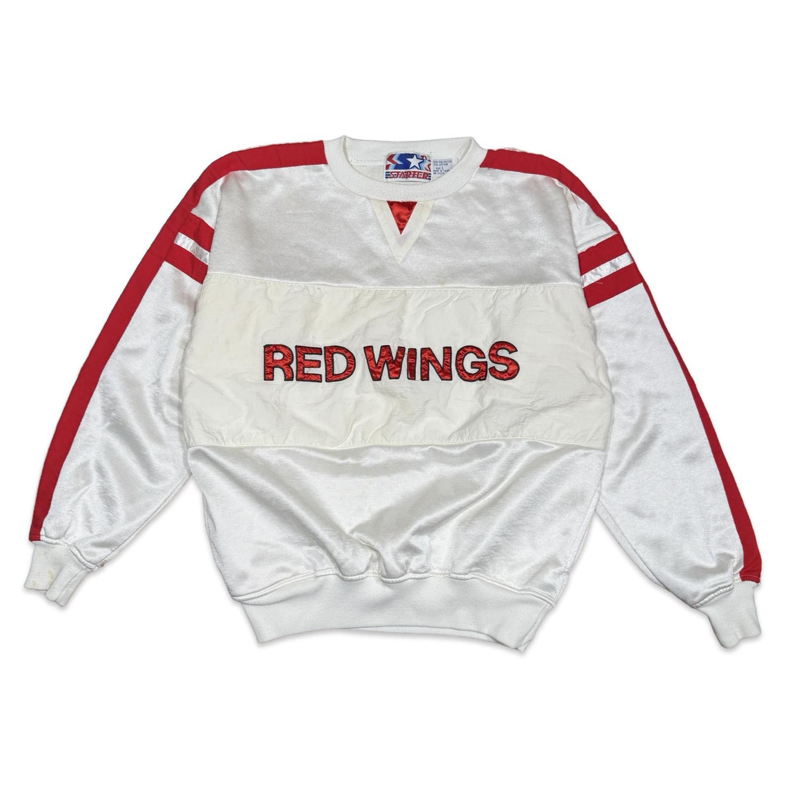Starter Vintage Starter Detroit Red Wings NHL Crewneck Sweatshirt Size US L / EU 52-54 / 3 - 1 Thumbnail