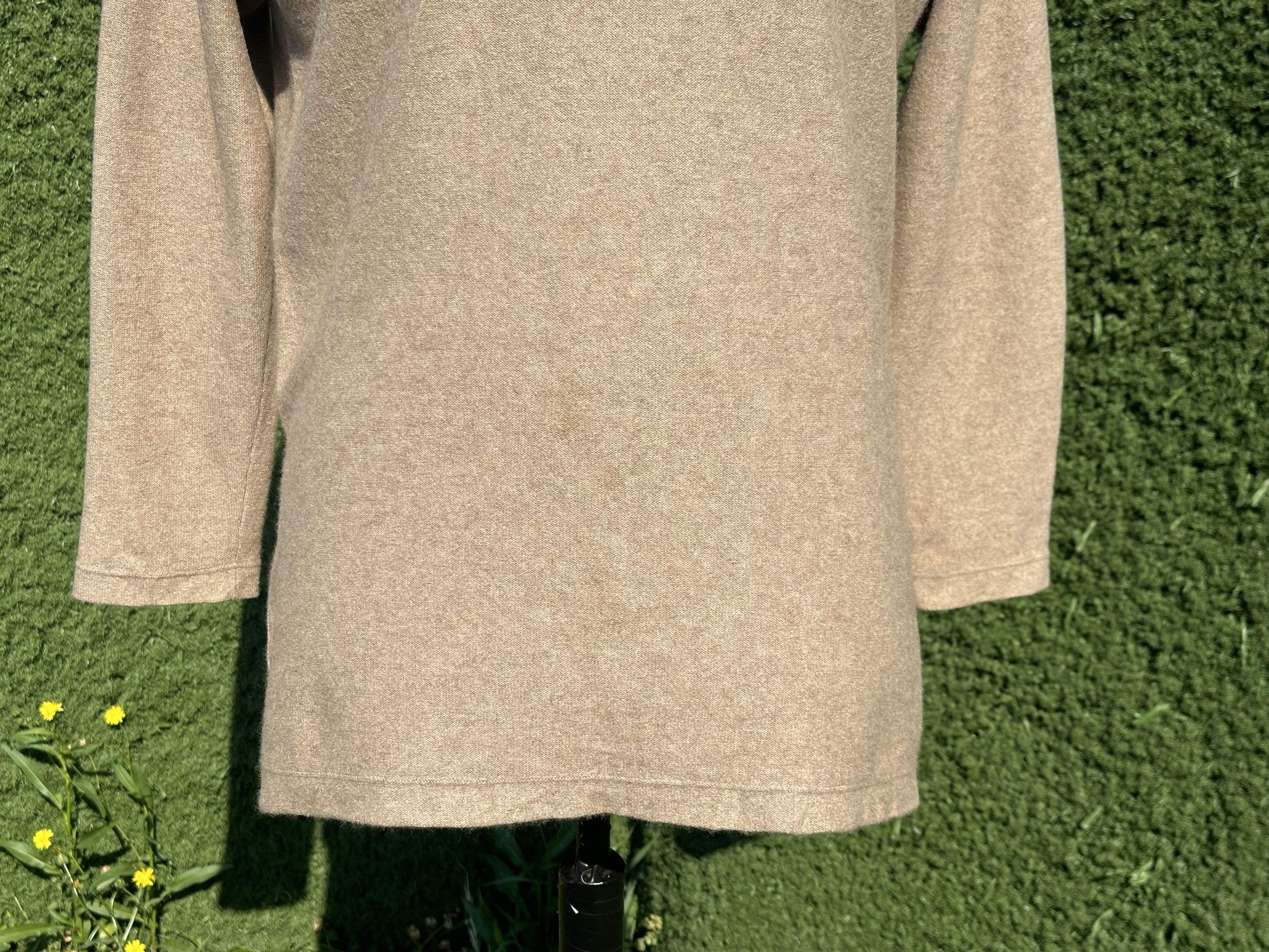 Brunello Cucinelli 1650$ Brunello Cucinelli Cashmere V Neck Oversize Size M L Size L / US 10 / IT 46 - 6 Thumbnail