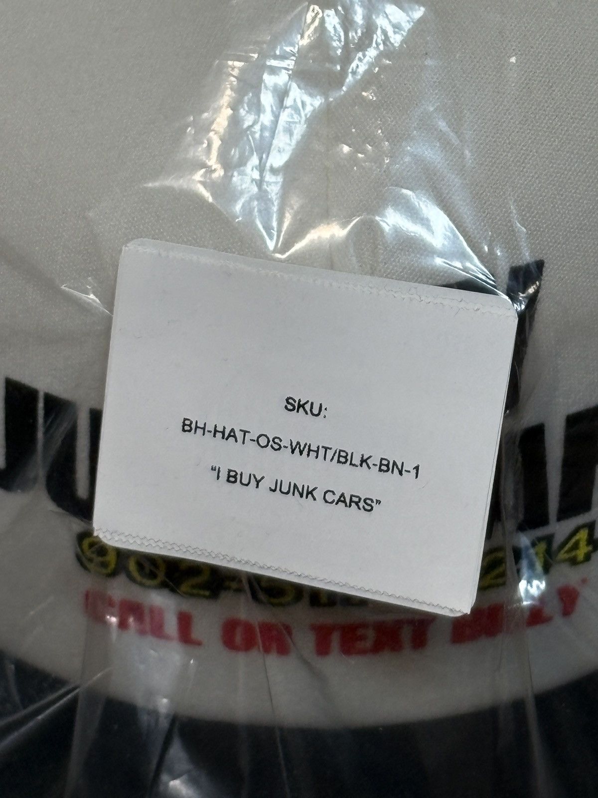 Billy Hill 2021 Billy Hill “1800 I Buy Junk Cars” Trucker Mesh Hat OSFM Size ONE SIZE - 8 Thumbnail