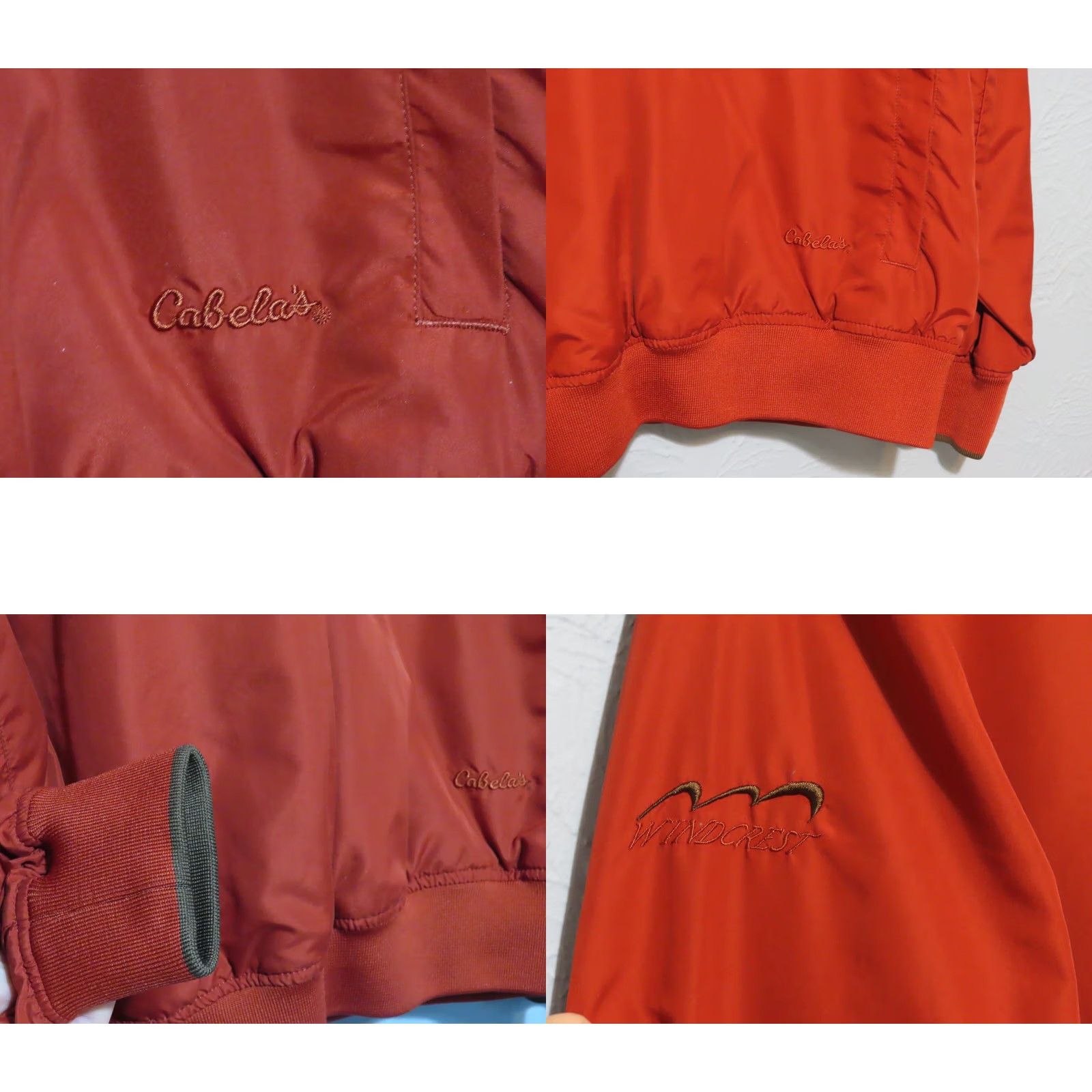 Vintage Cabela's Windcrest Men's XL Red Windbreaker Pullover with Pockets Jacket Size US XL / EU 56 / 4 - 8 Thumbnail