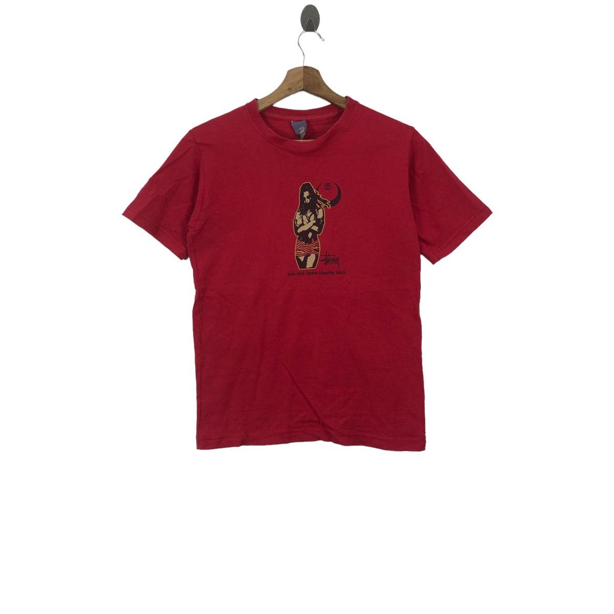 Stussy Vintage STUSSY By SHAWN STUSSY New York London T-Shirt Size M / US 6-8 / IT 42-44 - 1 Thumbnail