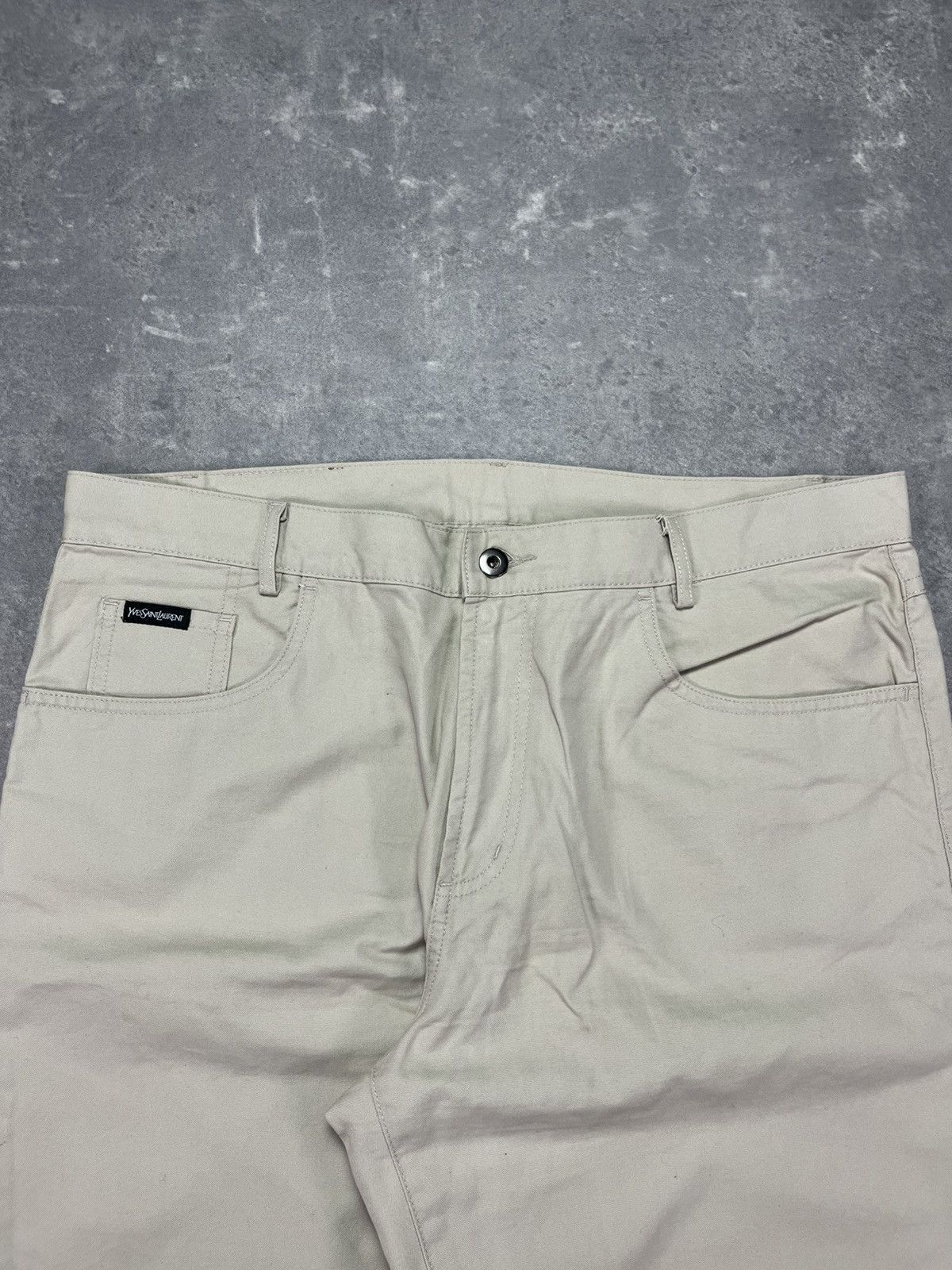 Yves Saint Laurent Yves Saint Laurent Y Pocket Logo Pants 36 YSL Size US 36 / EU 52 - 5 Thumbnail