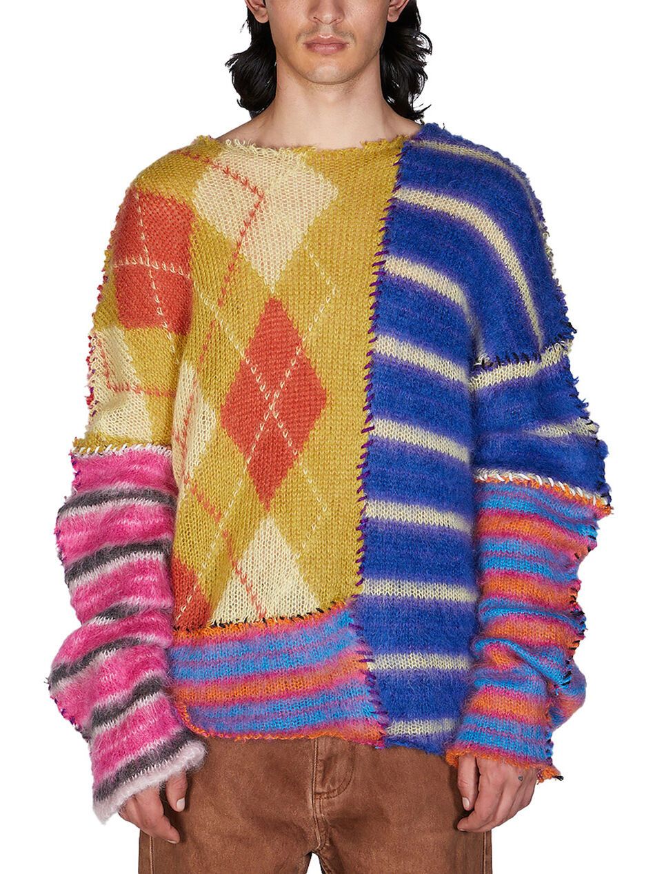 image of Marni O1W1Db10224 Sweater In Multicolor, Men's (Size XL)