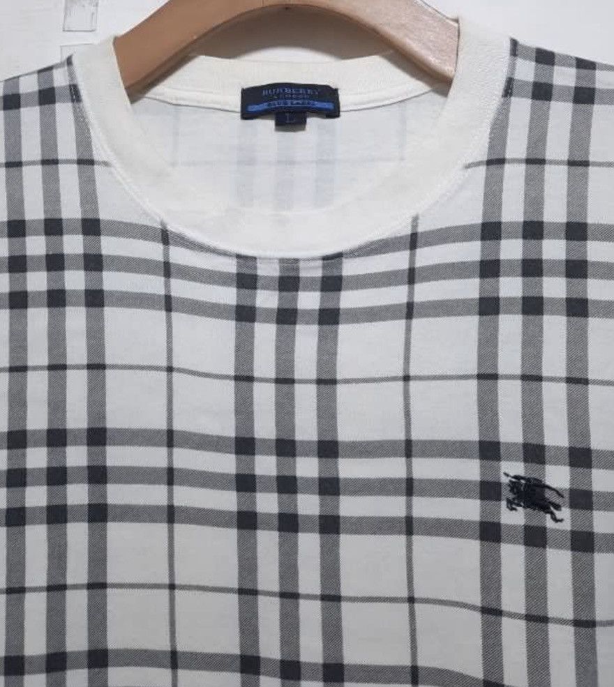 Burberry Rare Colour‼️Vintage Burberry Blue Label NivaCheck tee Size US L / EU 52-54 / 3 - 2 Thumbnail