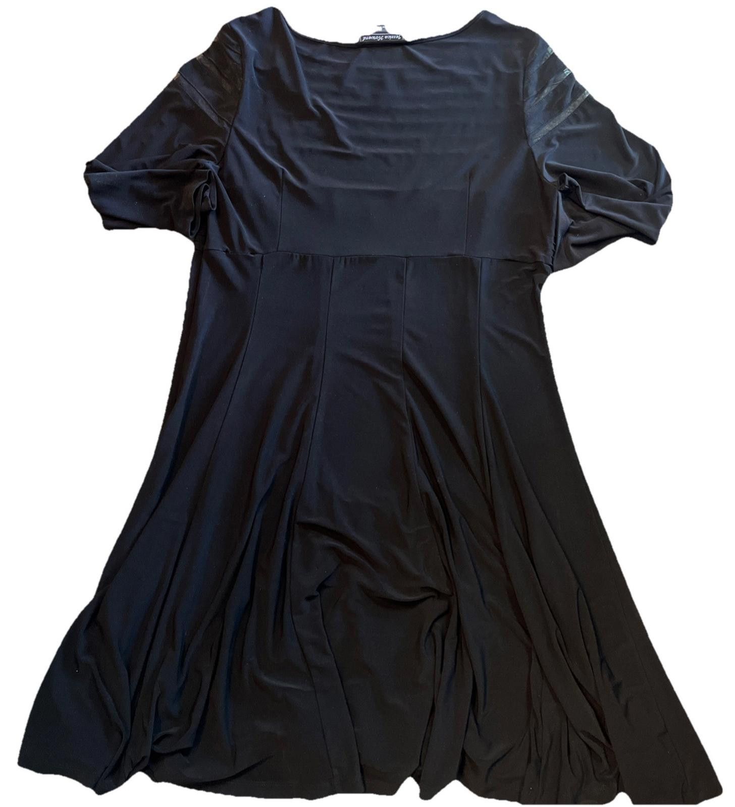 Other Jessica Howard Sheer Top Fit Flare Qtr Sleev Length Dress 16 Size XXL / US 16-18 / IT 52-54 - 8 Thumbnail
