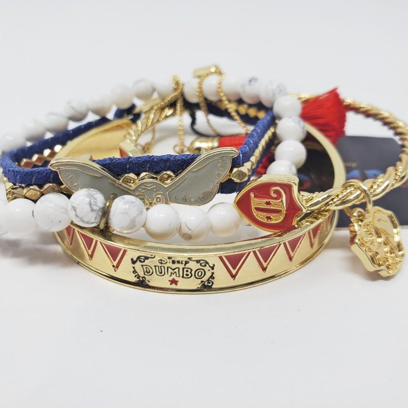 Disney Add Some Disney Magic with Dumbo Bracelet Set NIP Size ONE SIZE - 2 Thumbnail