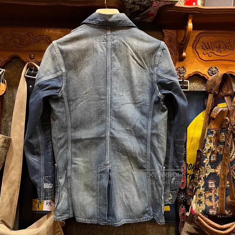 RRL Ralph Lauren RRL Ralph Lauren size 6 American-made Women's Denim Jacket Size US XXL / EU 58 / 5 - 2 Thumbnail
