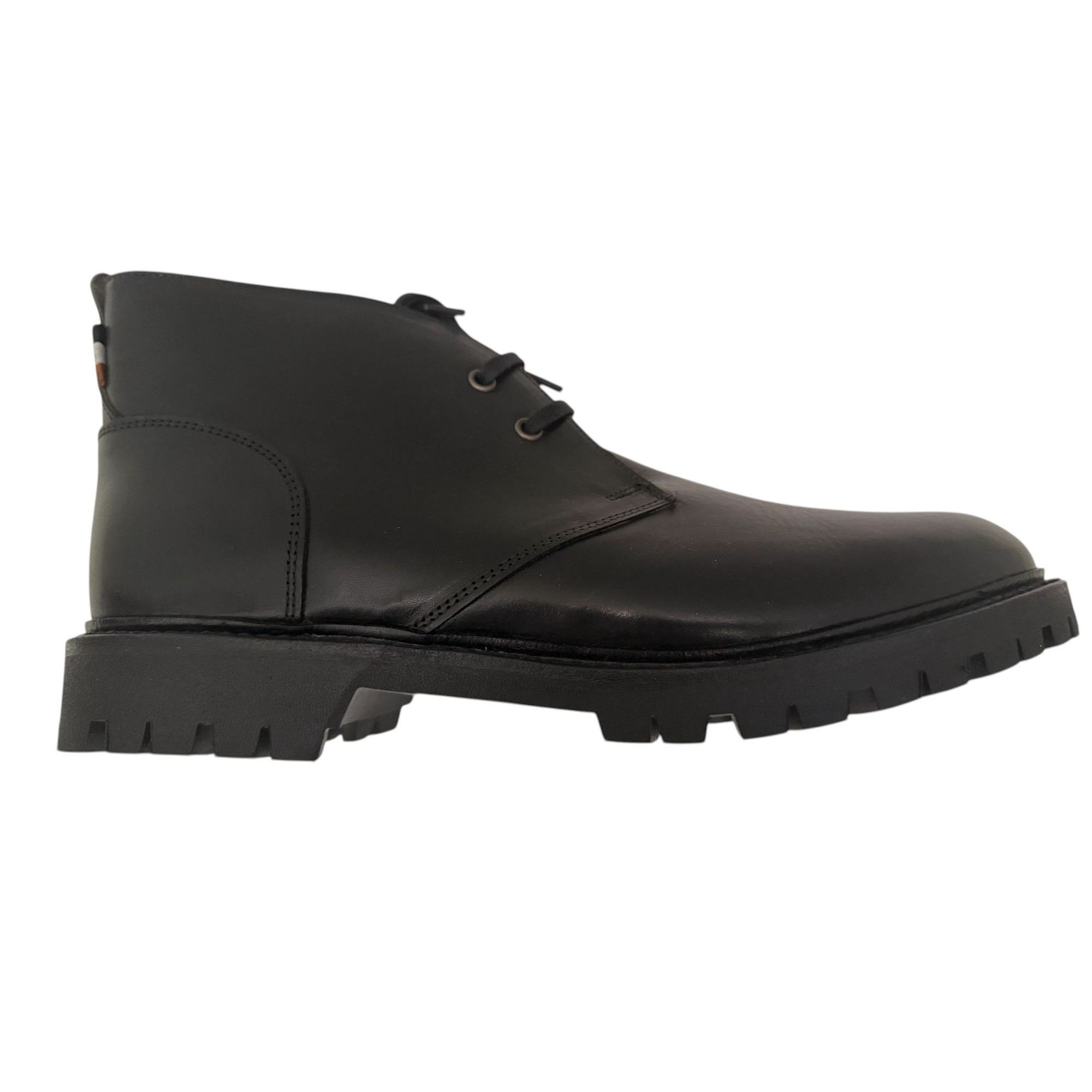 Allen Edmonds Allen Edmonds Mens Black Leather Chandler Lug Sole Chukka Bo Size US 9.5 / EU 42-43 - 4 Thumbnail