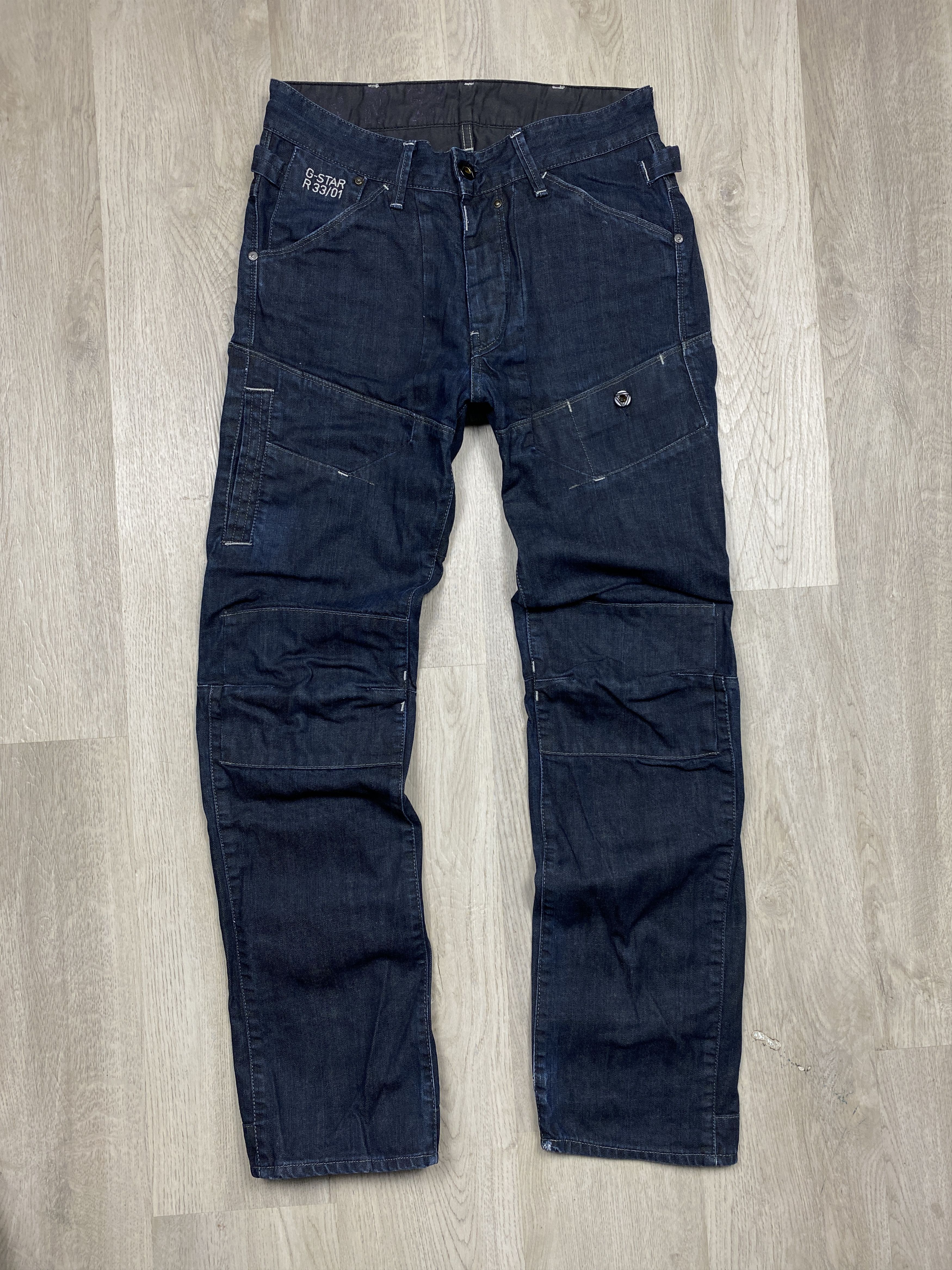 G-Star G Star Raw 5620 Vintage Denim Double Knee Pants Jeans Size US 31 - 1 Thumbnail
