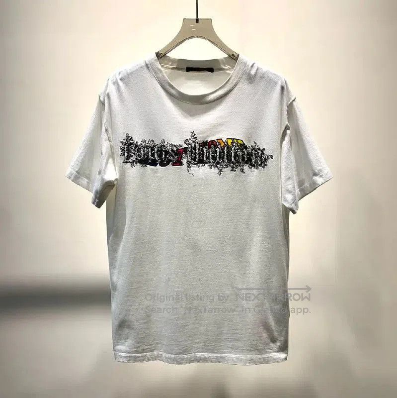 Louis Vuitton Men's XL White Cotton T-Shirt .