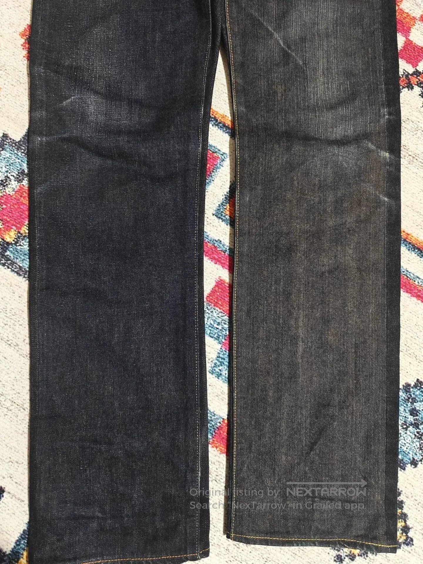 Studio D'Artisan Studio D'Artisan D1813 Slim Straight Raw Denim. Size US 30 / EU 46 - 5 Thumbnail