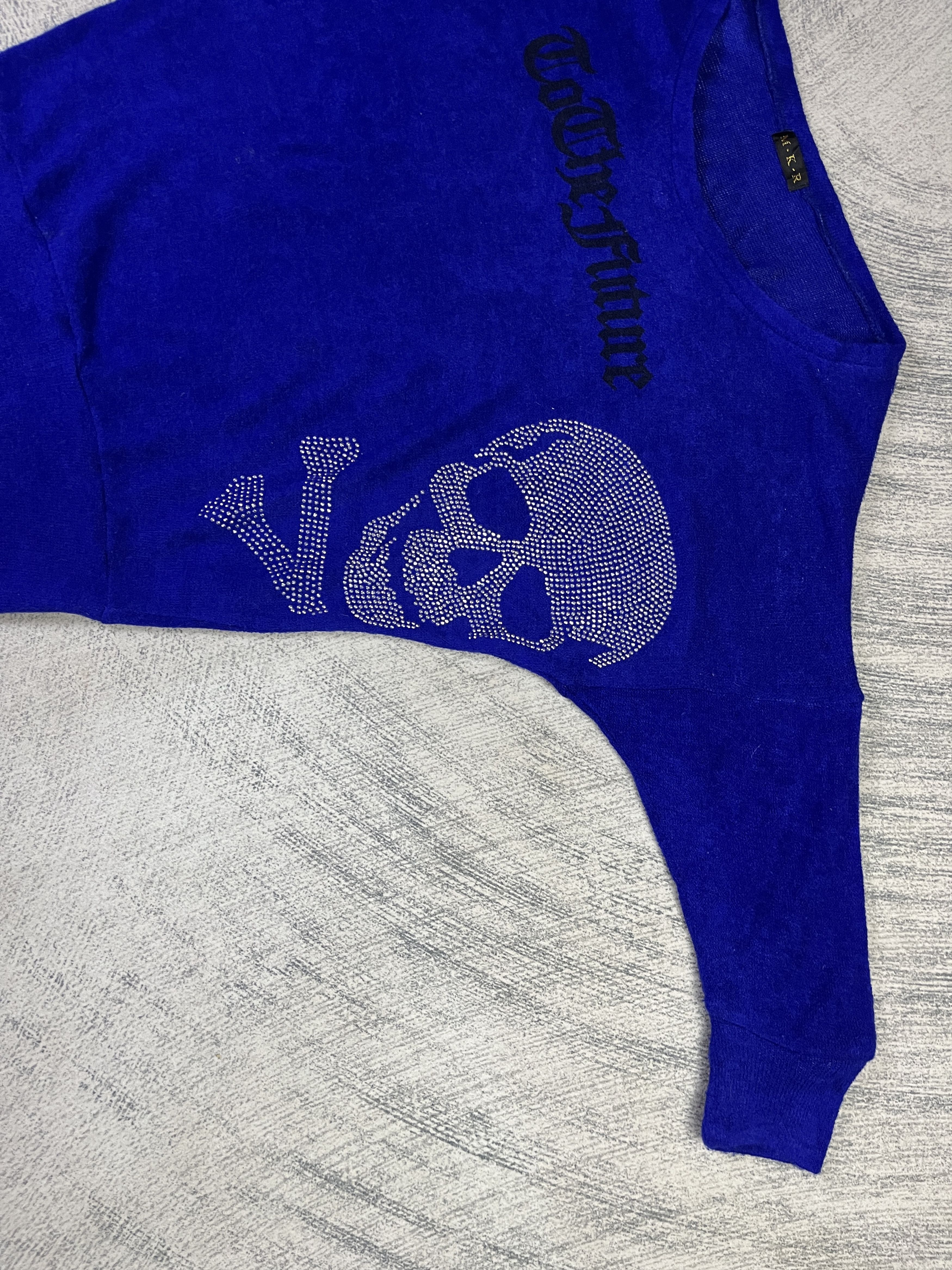Japanese Brand M.K.R Seditionaries Beaded Skull Oversized Knitted Top Size M / US 6-8 / IT 42-44 - 7 Thumbnail
