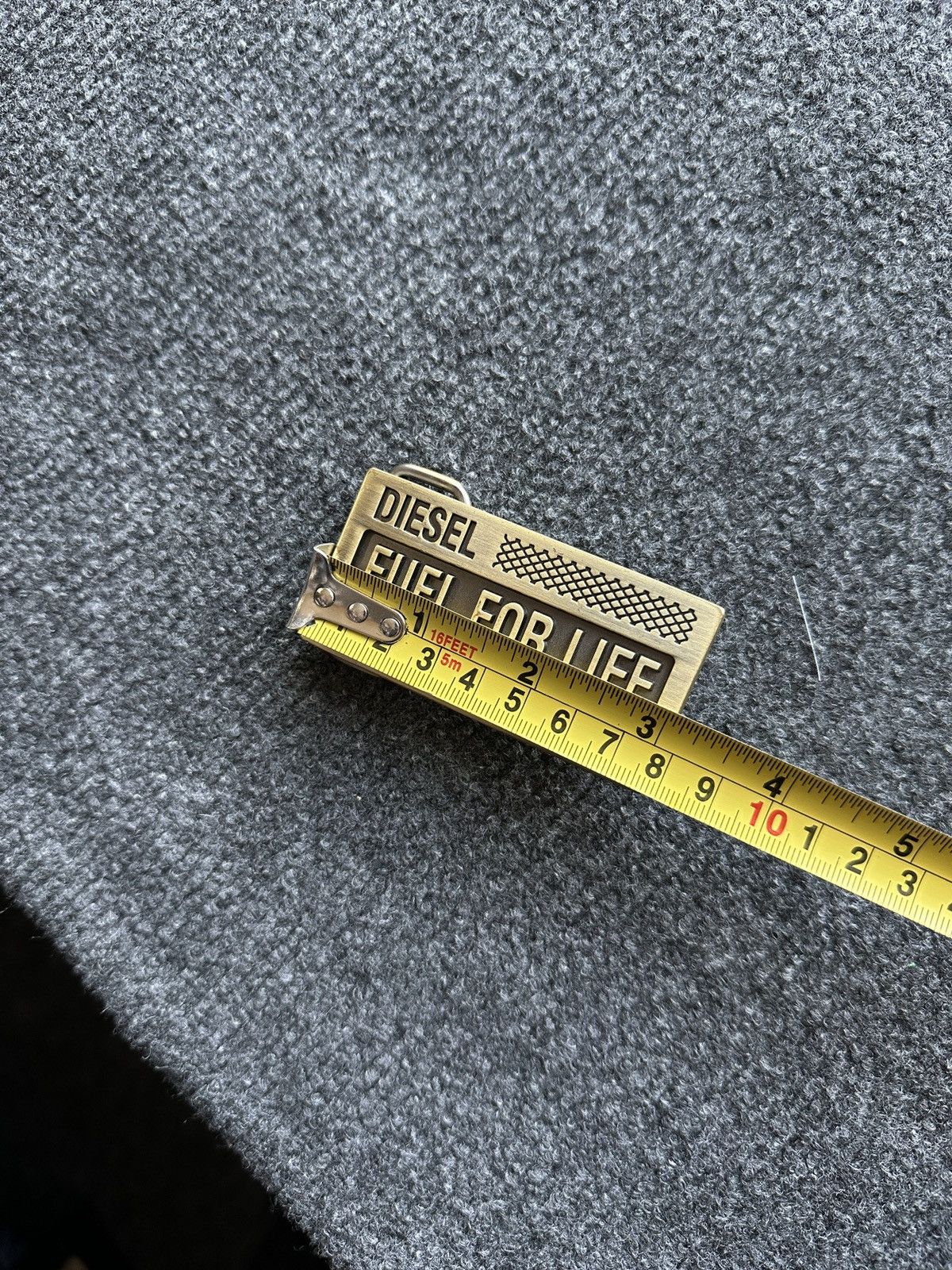 Other RARE🚨 DIESEL FUEL FOR LIFE MEN BUCKLE BRONZ LOGO ONLY BUCKLE Size ONE SIZE - 7 Thumbnail