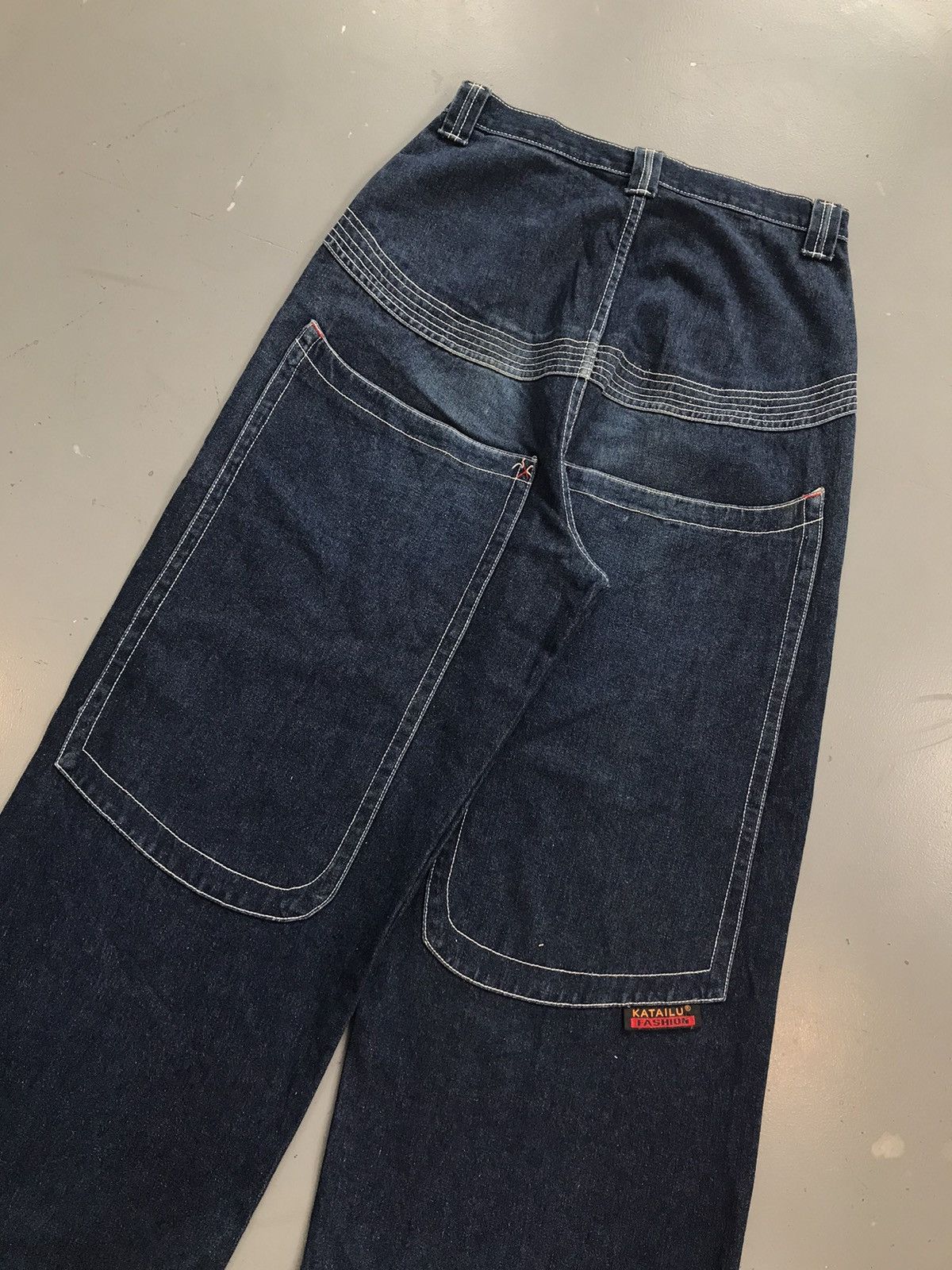 JNCO × Southpole × Vintage Vintage KATAILU big pocket flared denim Size US 31 - 5 Thumbnail