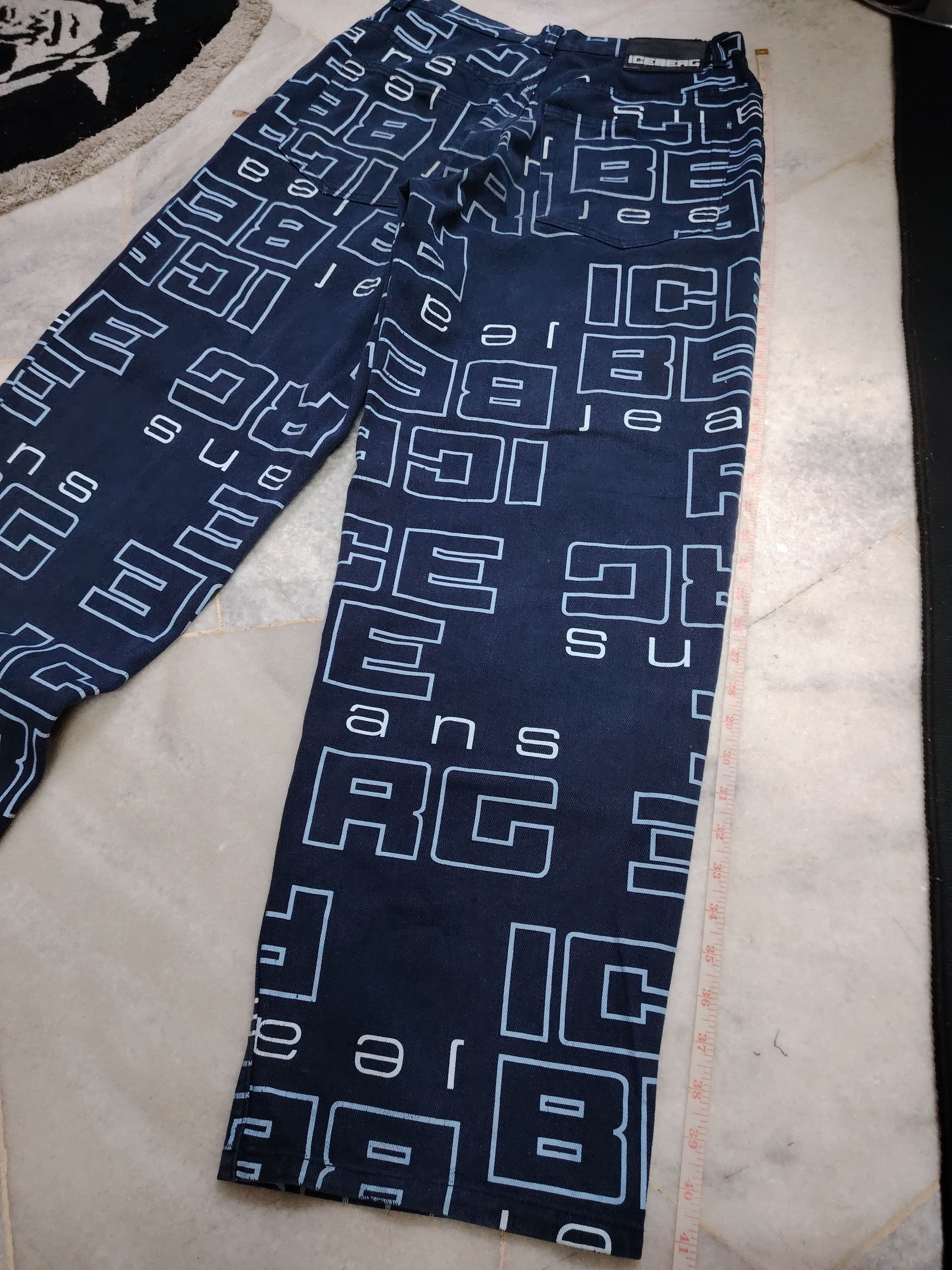 Iceberg × Vintage Iceberg Jeans spell out trousers 90's Size US 32 / EU 48 - 11 Thumbnail
