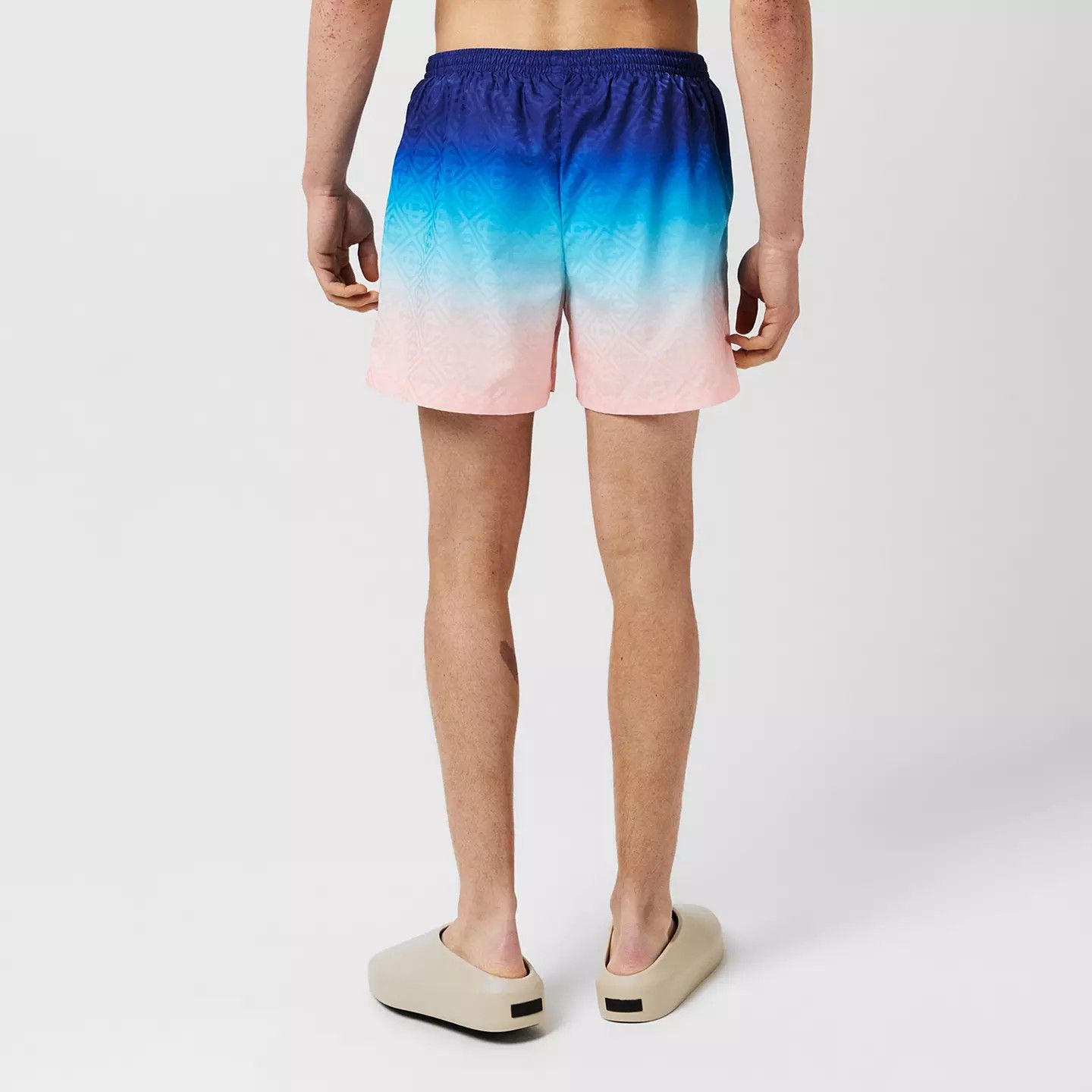 Casablanca o1g2r1mq0426 Monogram Logo Casablanca Swim Shorts Multicolor Size US 36 / EU 52 - 4 Thumbnail