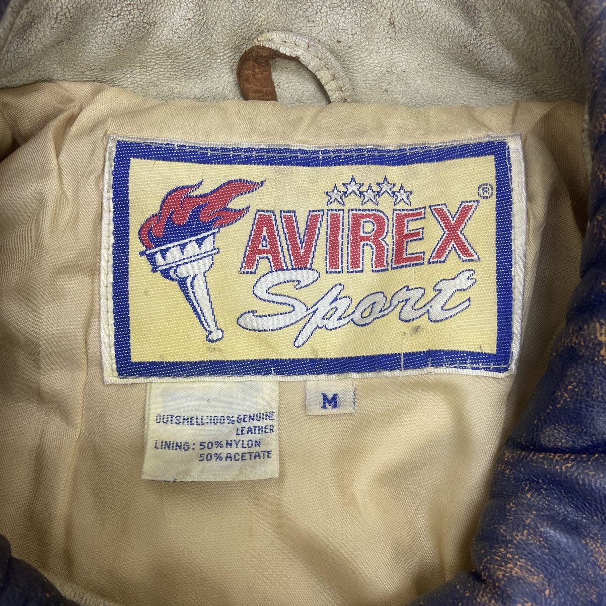 Avirex Vtg 1953 Midnight Sun League Avirex Varsity Leather Jacket Size US M / EU 48-50 / 2 - 23 Thumbnail