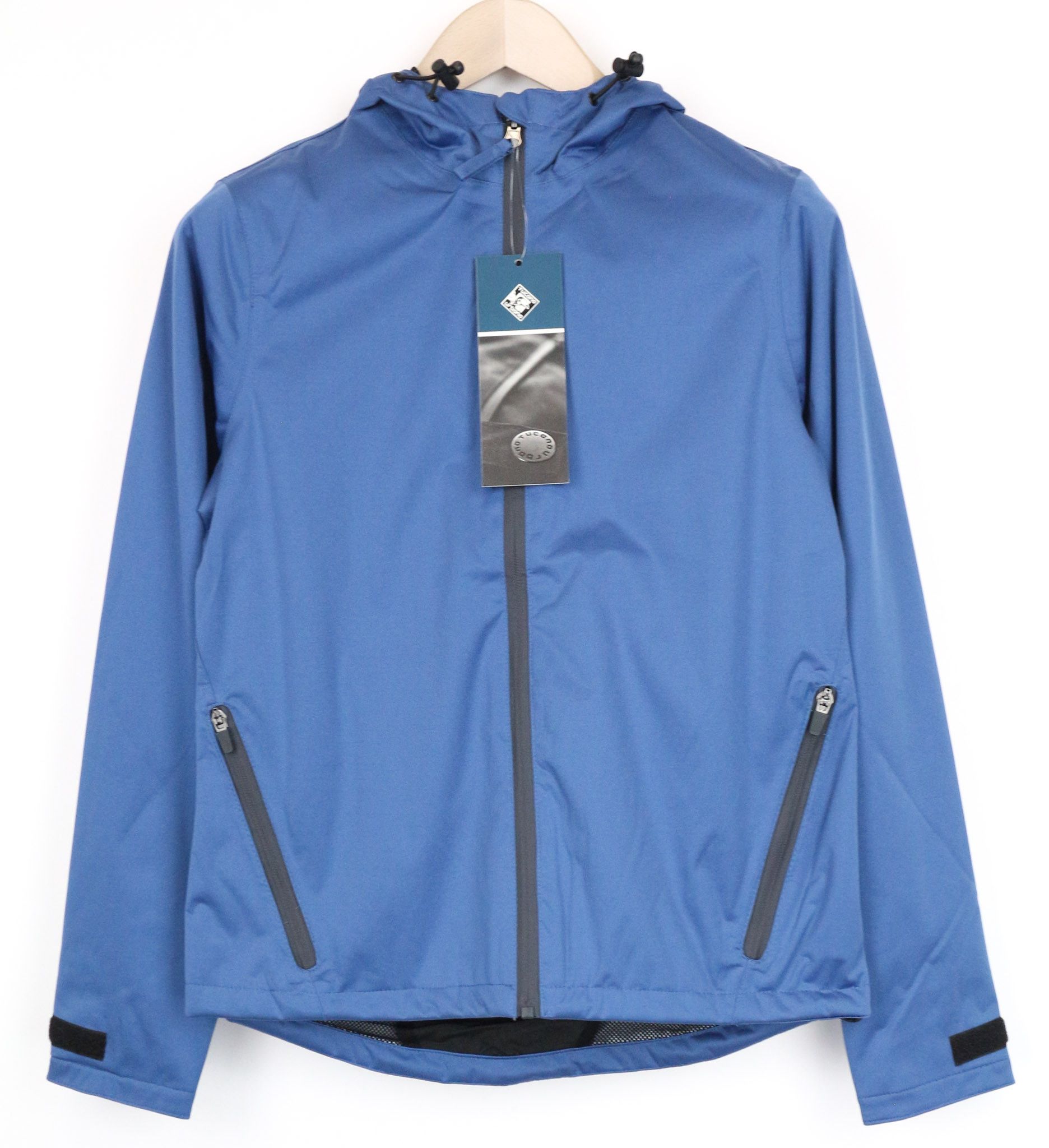 Other IRE S Blue Waterproof Windproof Hooded Moto Jacket 75459 Size S / US 4 / IT 40 - 1 Thumbnail