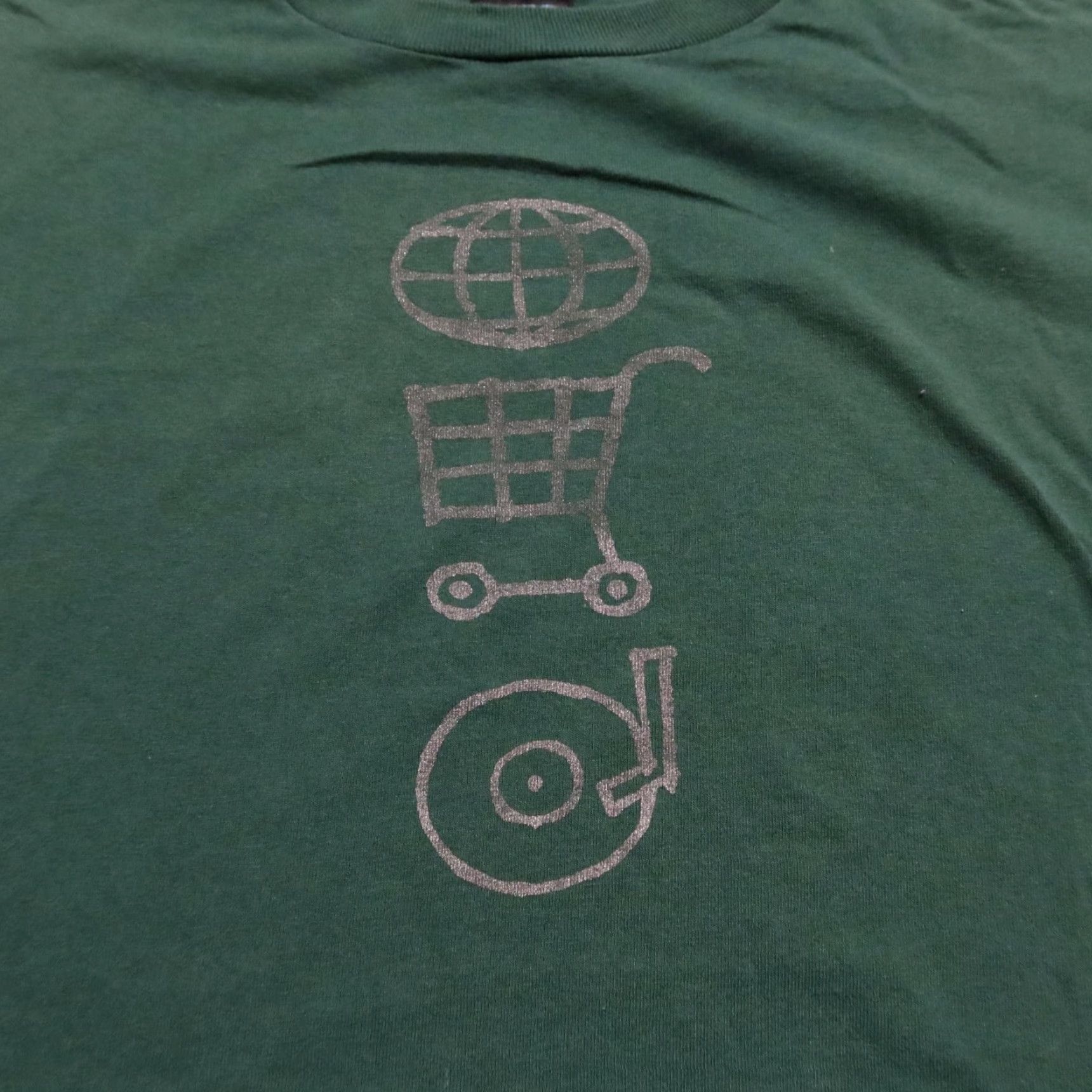 POP MART Vintage U2 Popmart Tour Shirt XL Size Men Green XS? Size US XL / EU 56 / 4 - 3 Thumbnail