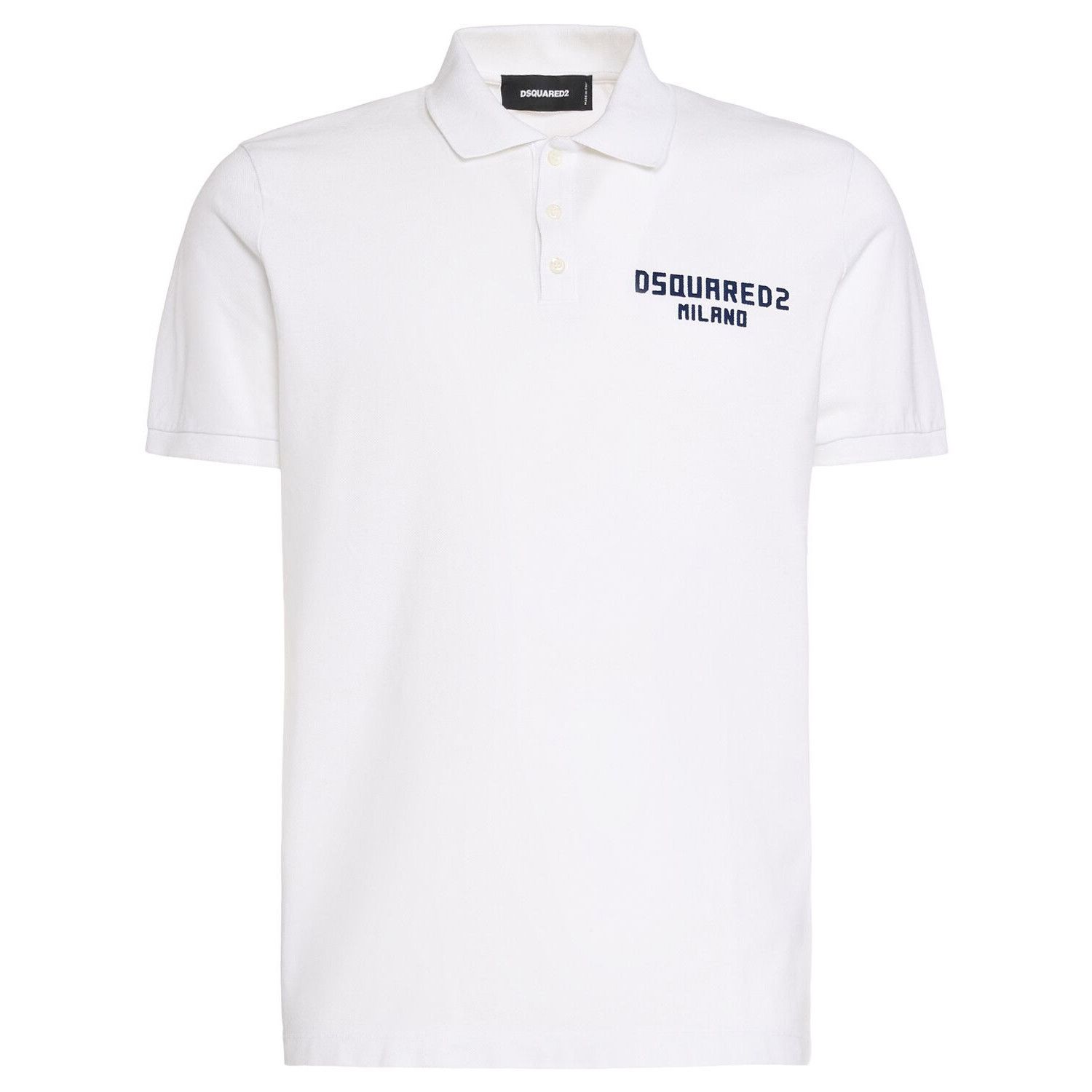 DSQUARED2 White Polo Shirt New )