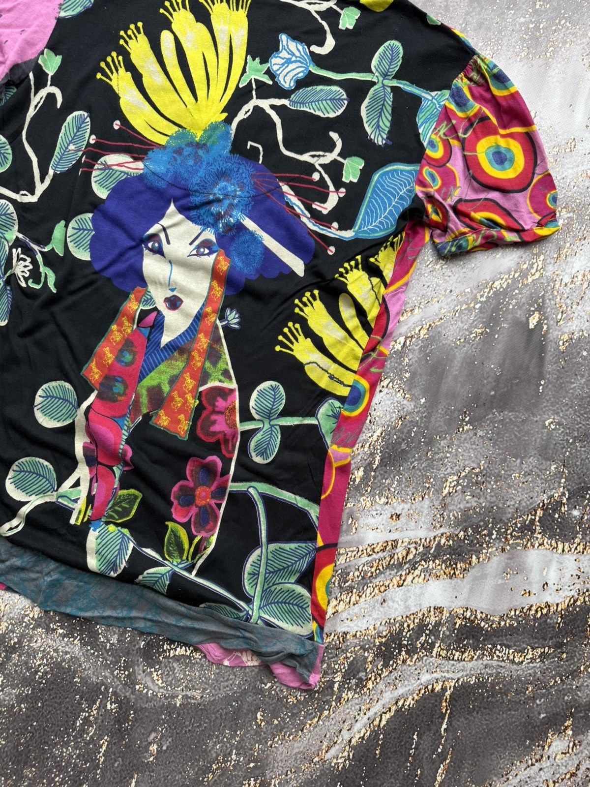 Desigual Desigual Vintage Amazing Printed Blouse Size L / US 10 / IT 46 - 9 Thumbnail