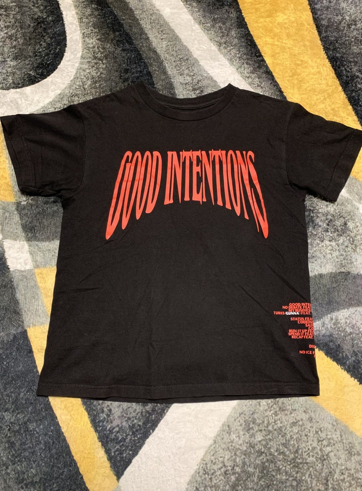 Vlone Vlone Nav T-Shirt Good Intentions Size ONE SIZE - 2 Thumbnail
