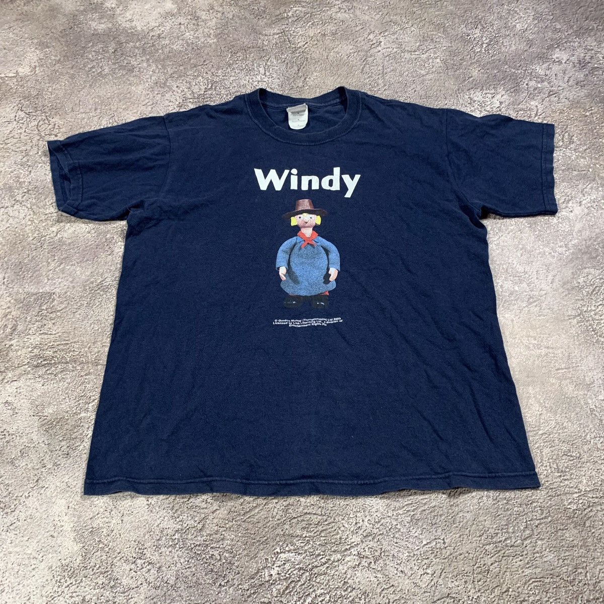 Vintage Vintage Y2K Windy Cartoon Graphic Tee Streetwear Navy Boxy M Size US M / EU 48-50 / 2 - 2 Thumbnail