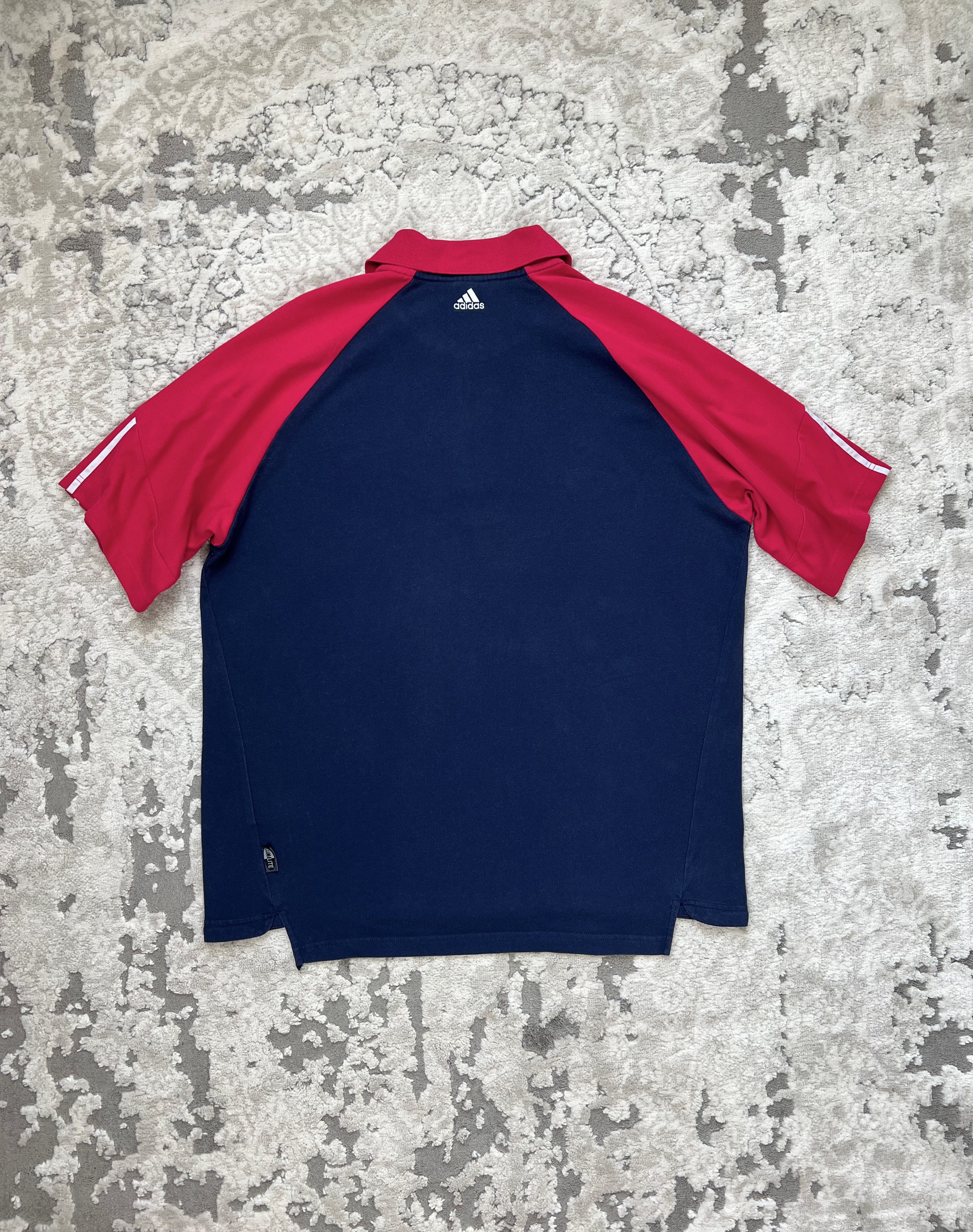Adidas Vintage 2002 Adidas Bayern Munich UEFA 1/4 Zip Polo Shirt Size US XL / EU 56 / 4 - 10 Thumbnail