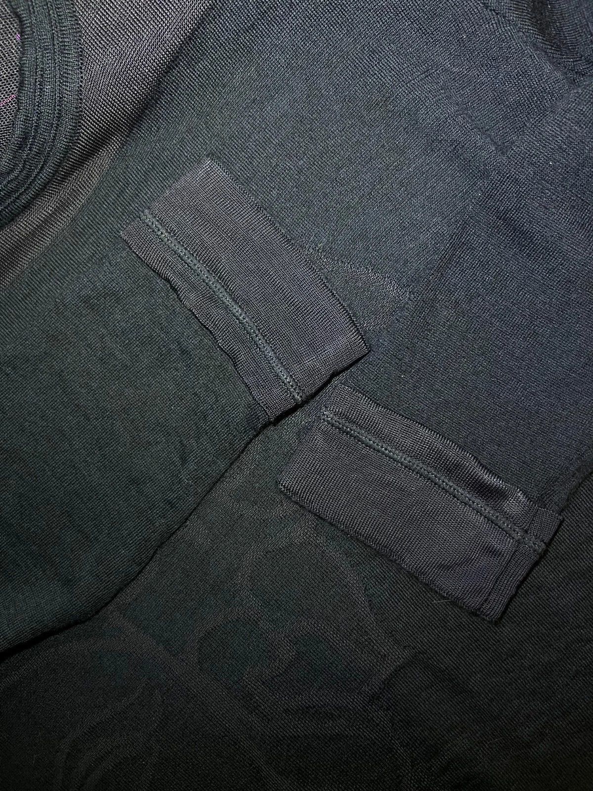 Versace VERSACE Collection Big Logo Sweatshirt Jumper Wool Navy Blue Size US M / EU 48-50 / 2 - 8 Thumbnail