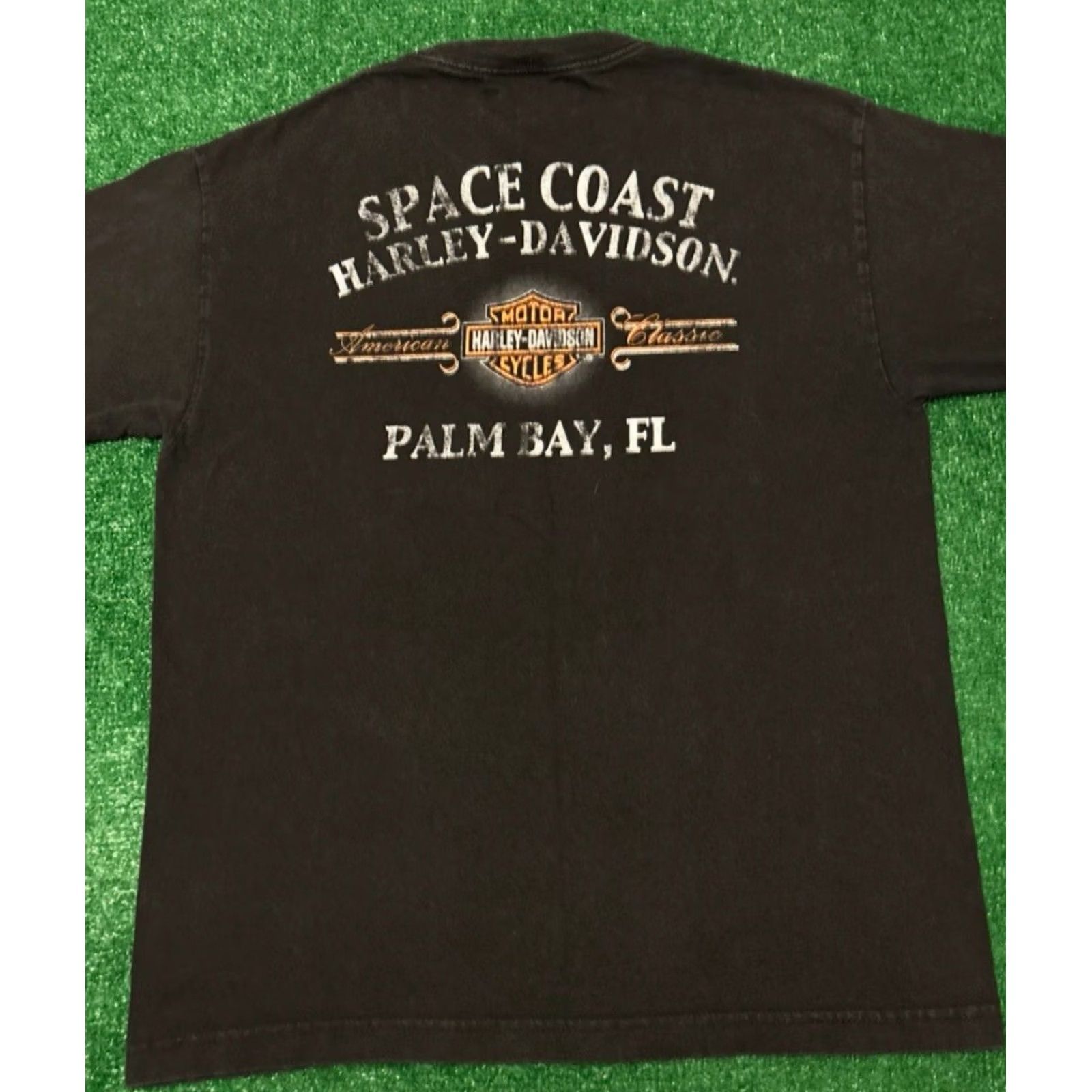 Harley Davidson VINTAGE Harley-Davidson Shirt Mens Large Biker Eagle Florida 2020 90s Y2K Style Mens Size US L / EU 52-54 / 3 - 2 Thumbnail
