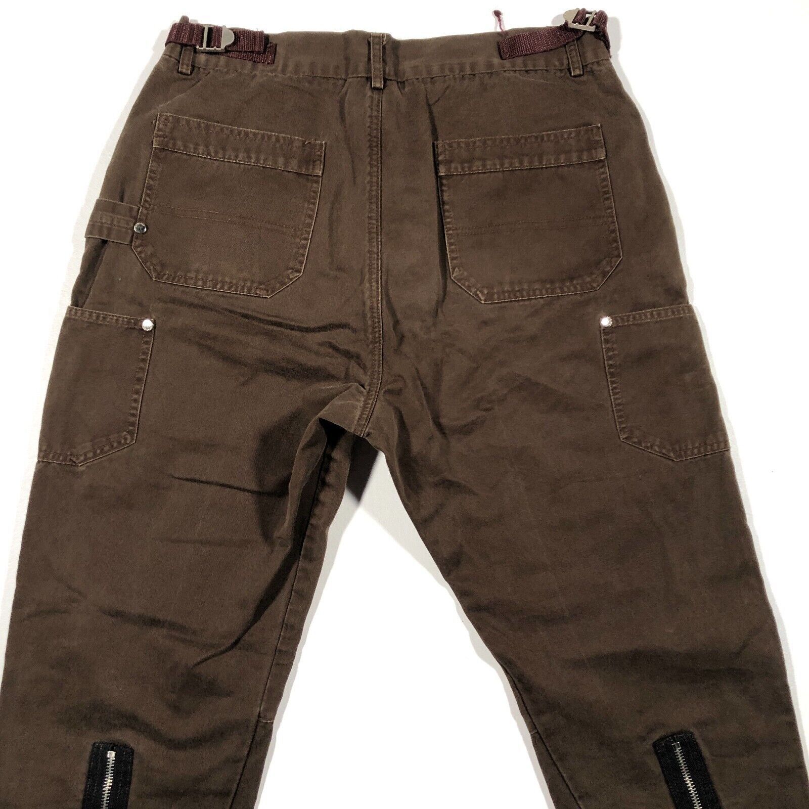 Carhartt BONELESS Rivet Double-layered Back Zipper Pants Large 30x29 Size US 30 / EU 46 - 8 Thumbnail
