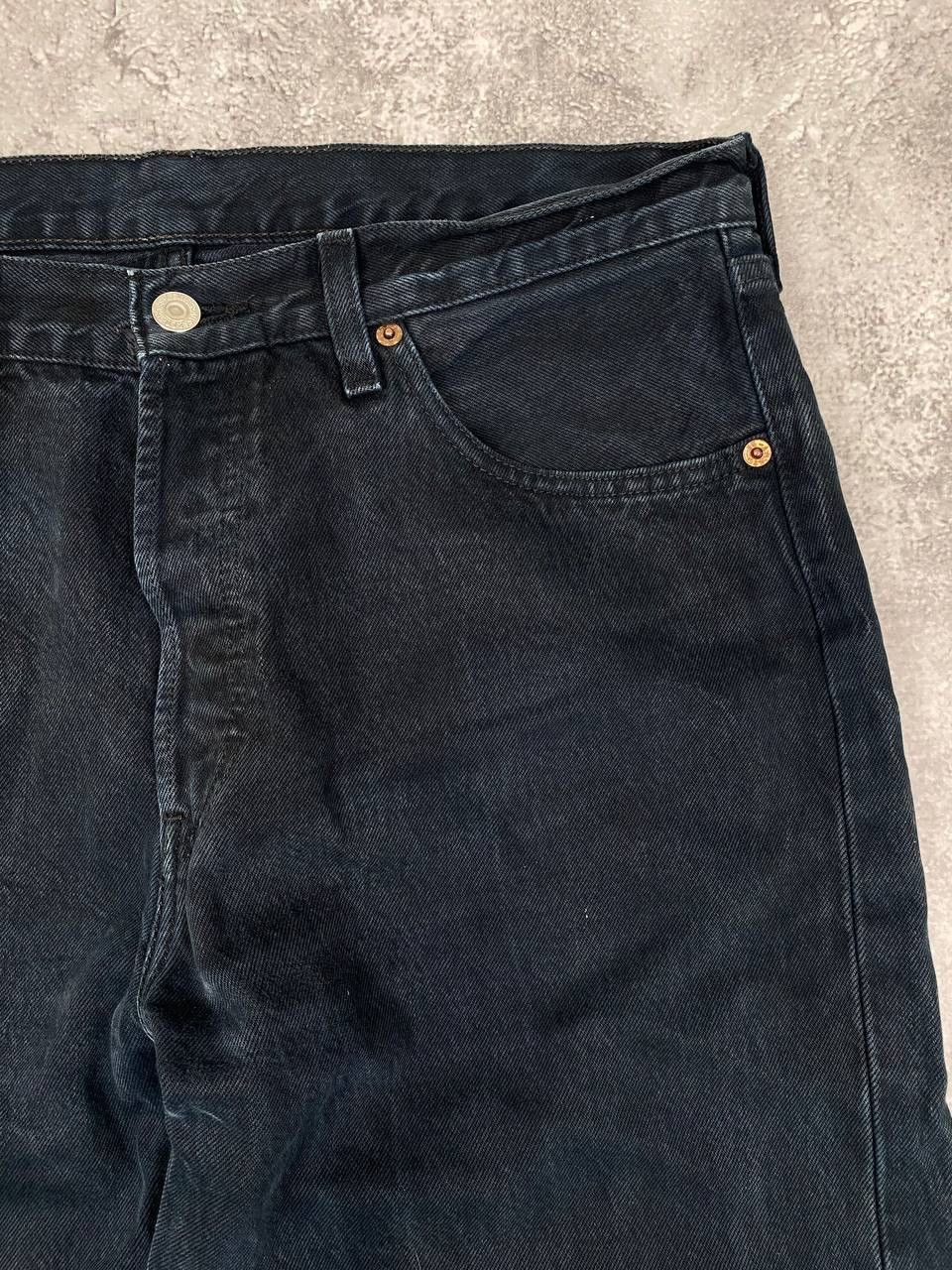 Levi's Levi's 501 Vintage Men Denim Jeans Black Straight Fit Size US 34 / EU 50 - 8 Thumbnail