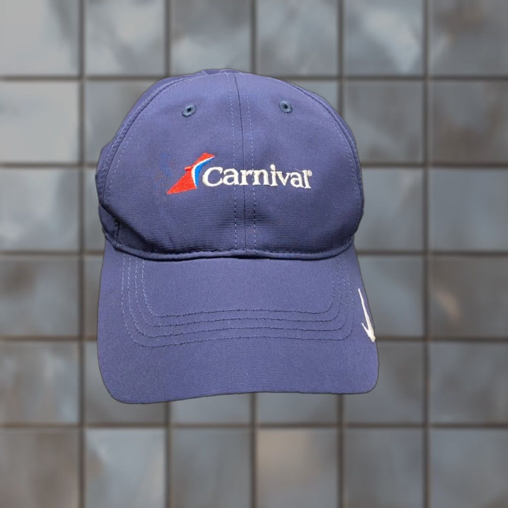 Nike Nike Golf Hat Adult One Size Blue Strapback Embroidered Carnival Swoosh Logo Cap Size ONE SIZE - 1 Thumbnail
