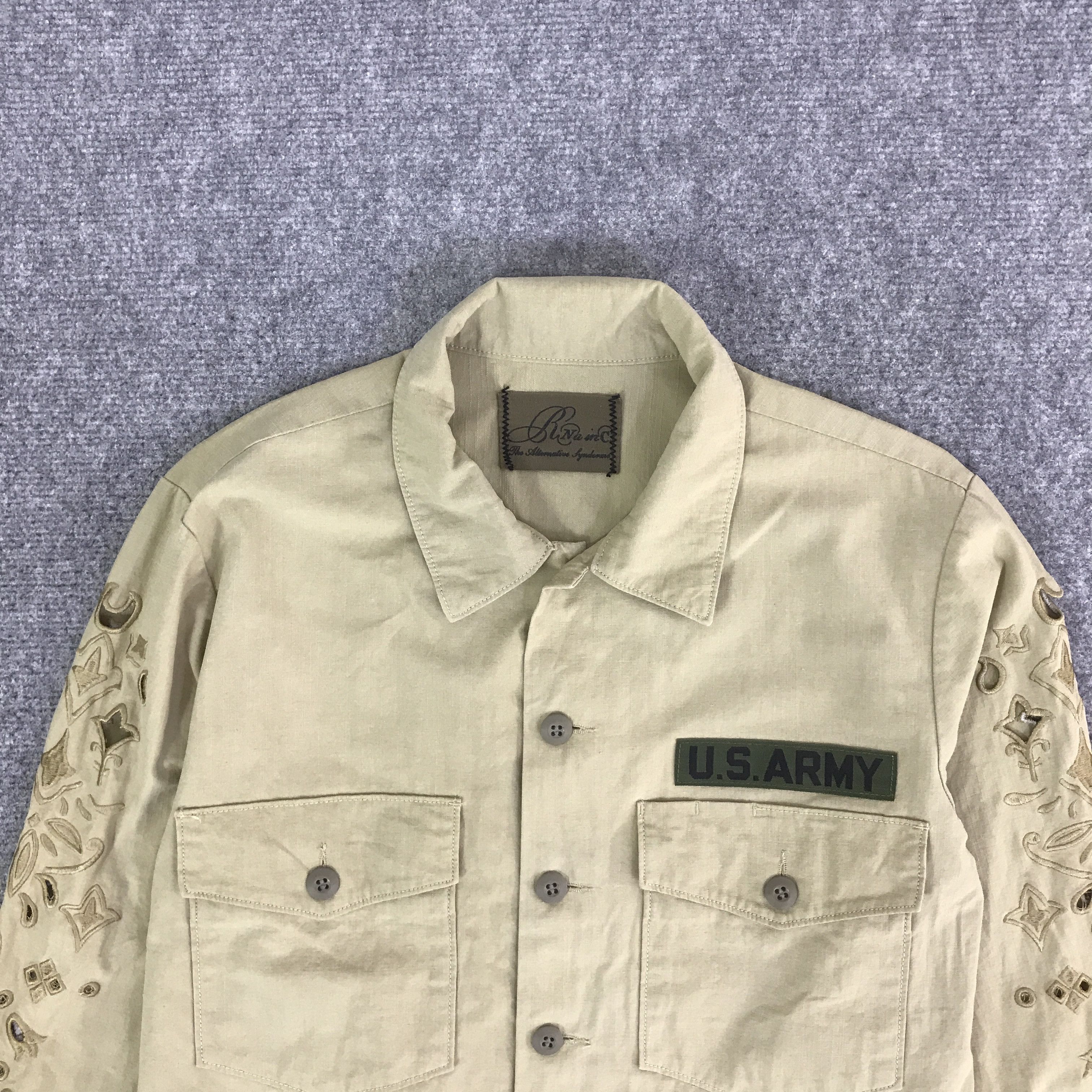 Japanese Brand U.S ARMY X RNA BUTTON DESIGN JACKET K114B20 Size US M / EU 48-50 / 2 - 6 Thumbnail