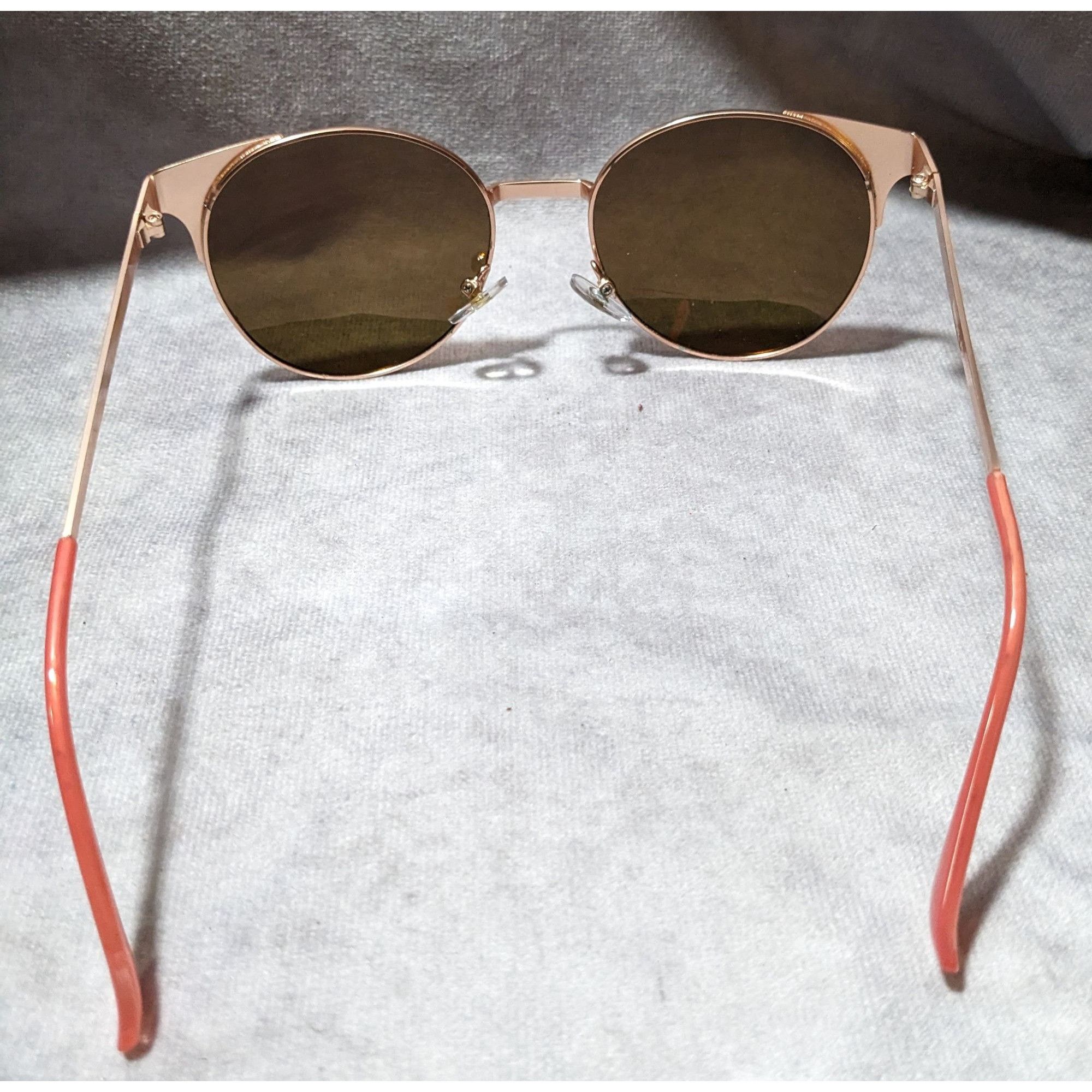 Panama Jack Panama Jack Rose Gold And Pink Mirror Sunglasses Size ONE SIZE - 4 Thumbnail