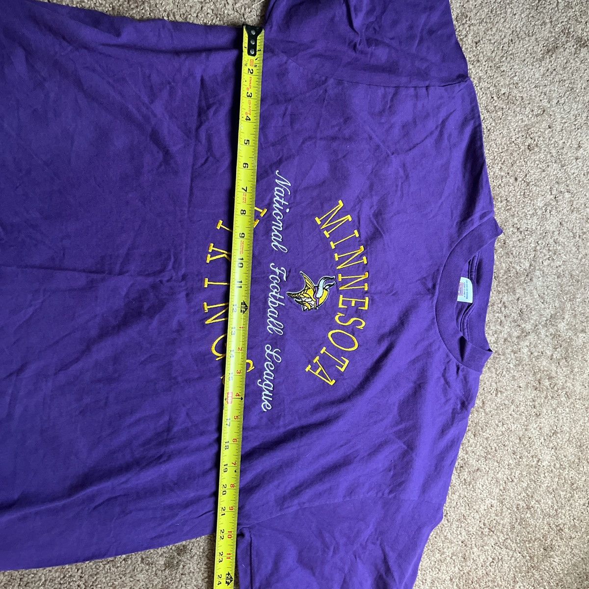 NFL Vintage 90s Minnesota Vikings embroidered Tee Size US XL / EU 56 / 4 - 4 Thumbnail