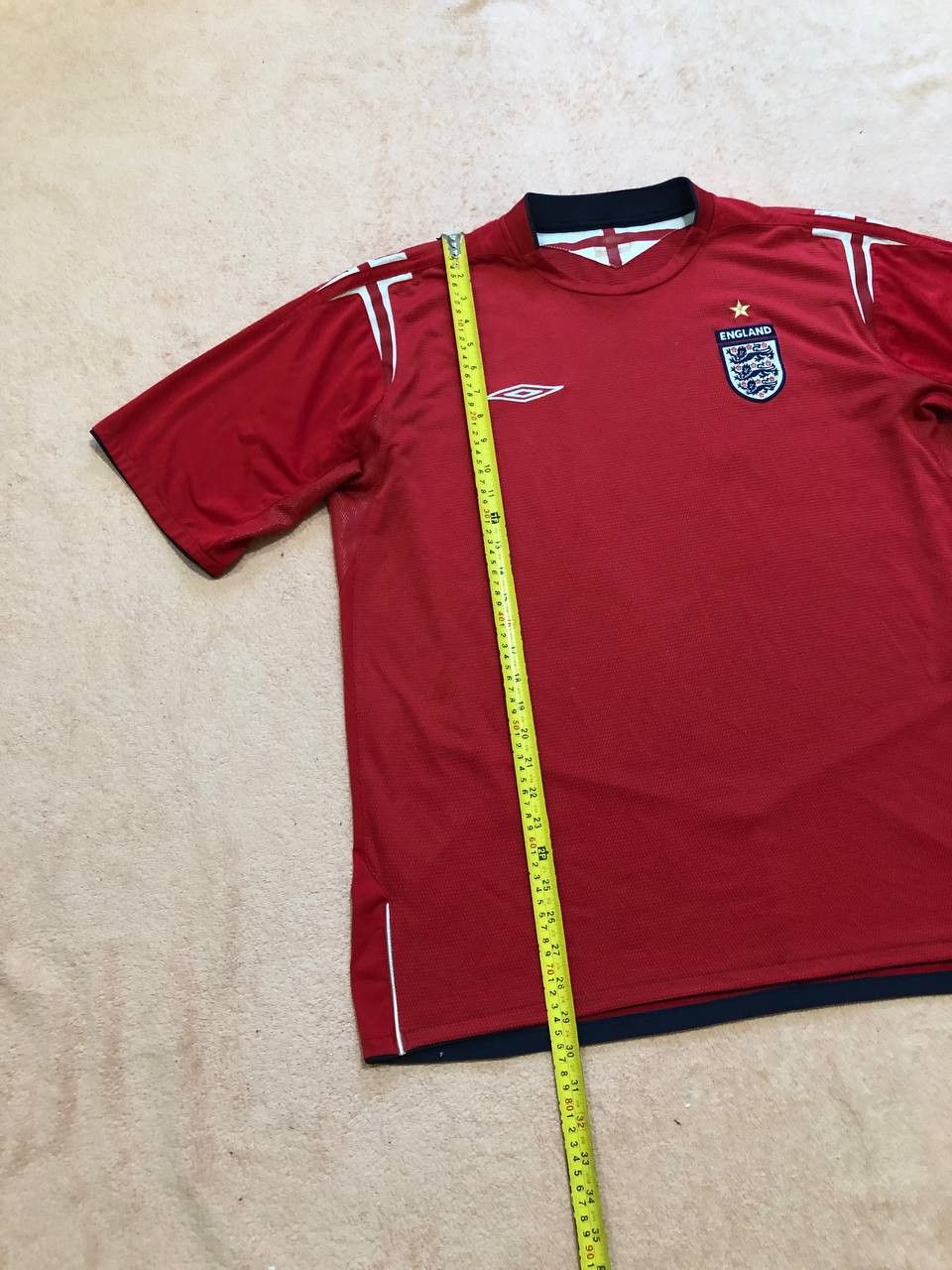 Umbro Vintage T-shirt red Umbro Football England Jerseys Y2K Size US XXL / EU 58 / 5 - 9 Thumbnail