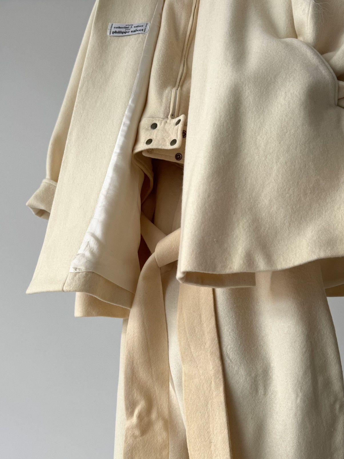 Other Archive 1970s Philippe Salvet France Women’s Wool Suit Size S / US 4 / IT 40 - 3 Thumbnail