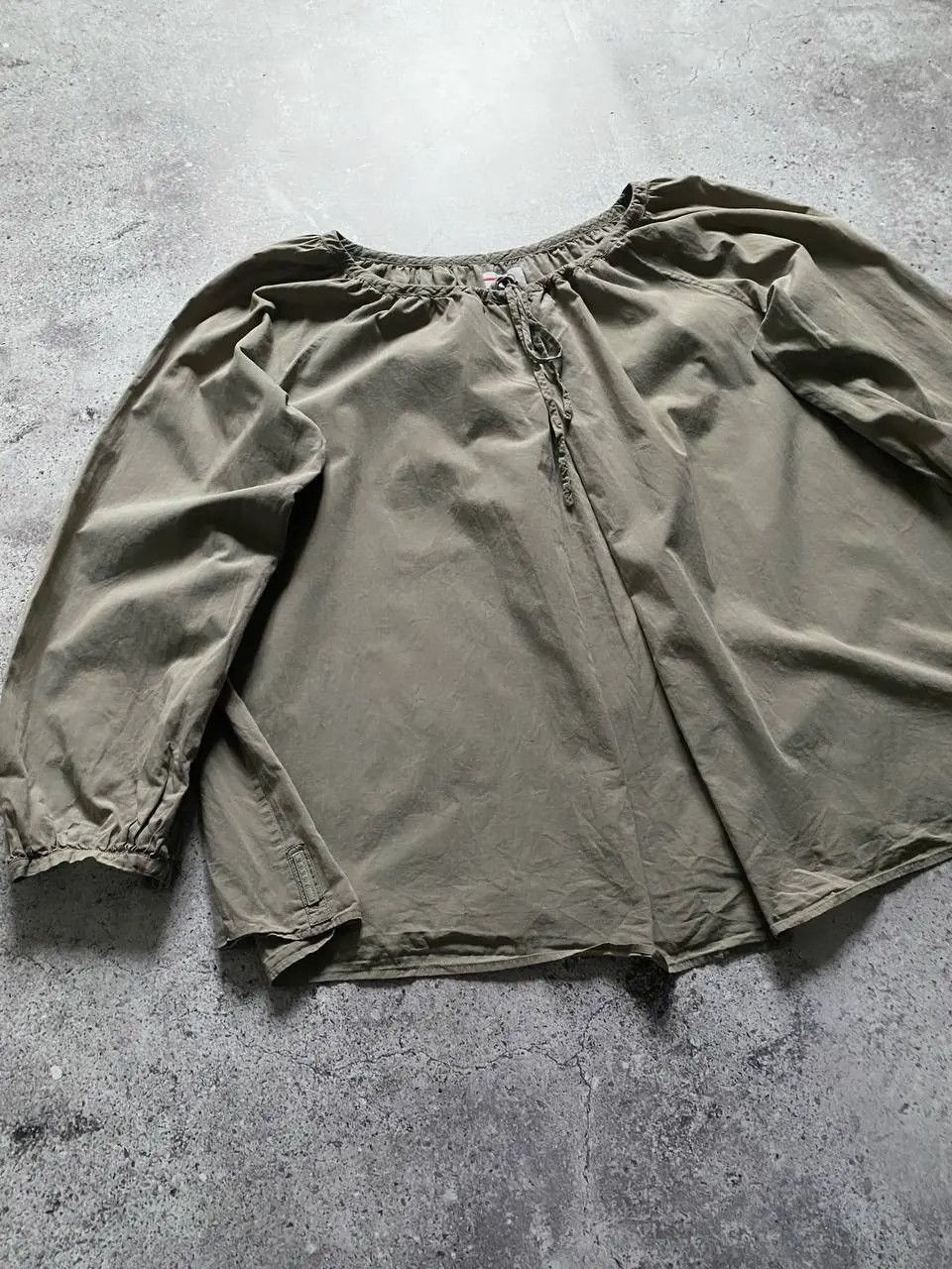 Prada VINTAGE PRADA TAB OVERSIZED BAGGY LONGSLEEVE BLOUSE RARE Size L / US 10 / IT 46 - 3 Thumbnail