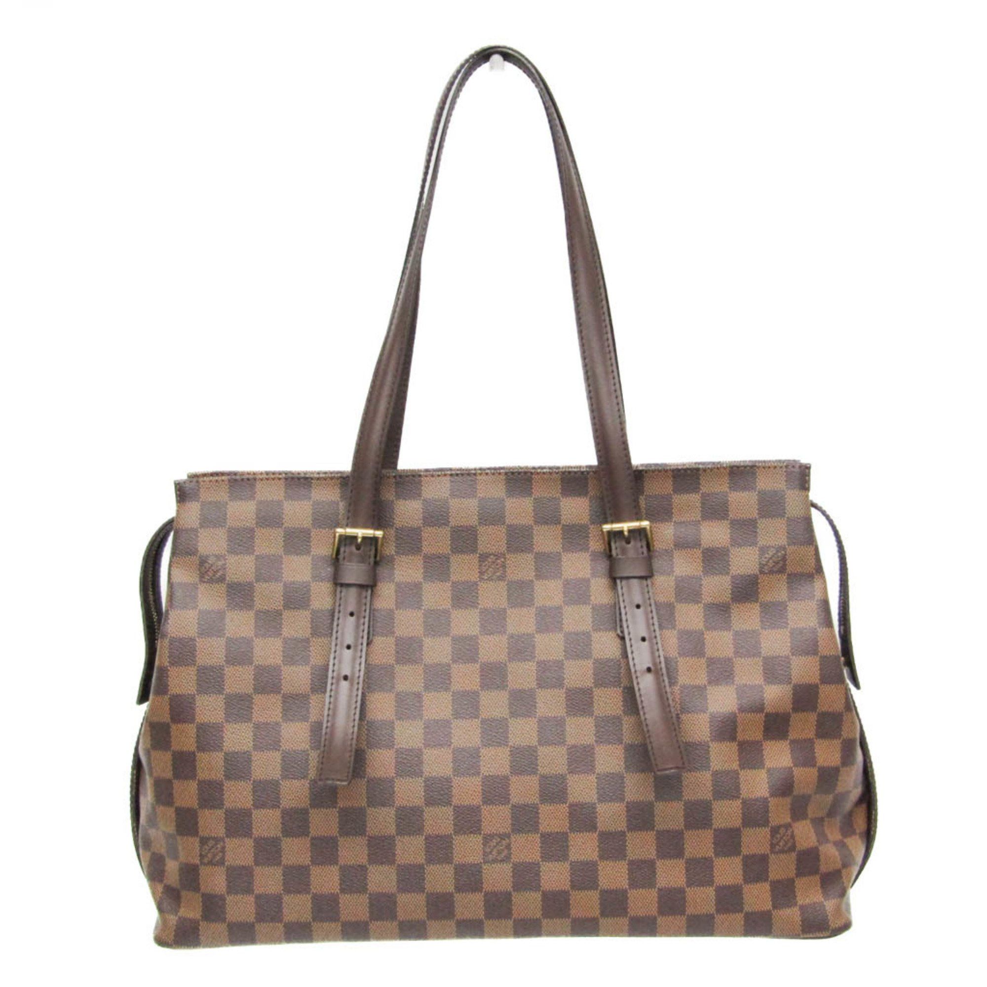 Louis Vuitton Louis Vuitton Damier Chelsea N51119 Women's Shoulder Bag Ebene Size ONE SIZE - 1 Thumbnail