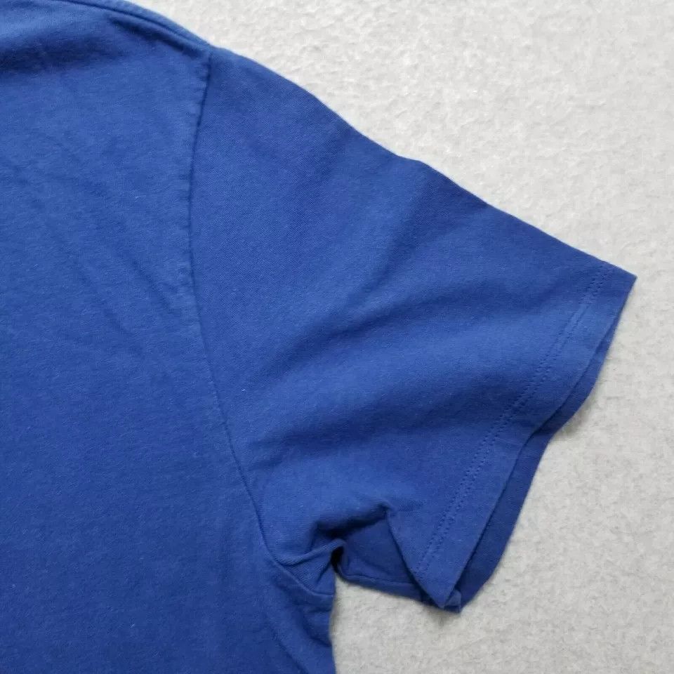 Levi's Levis Shirt Mens XL Blue Short Sleeve Crew Neck Spell Out Size US XL / EU 56 / 4 - 3 Thumbnail