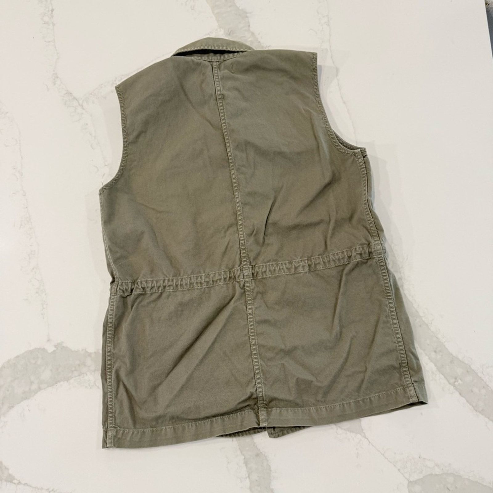 Madewell Madewell Military Oversized Cargo Vest Womens XS ArmyGreen Size XS / US 0-2 / IT 36-38 - 9 Thumbnail
