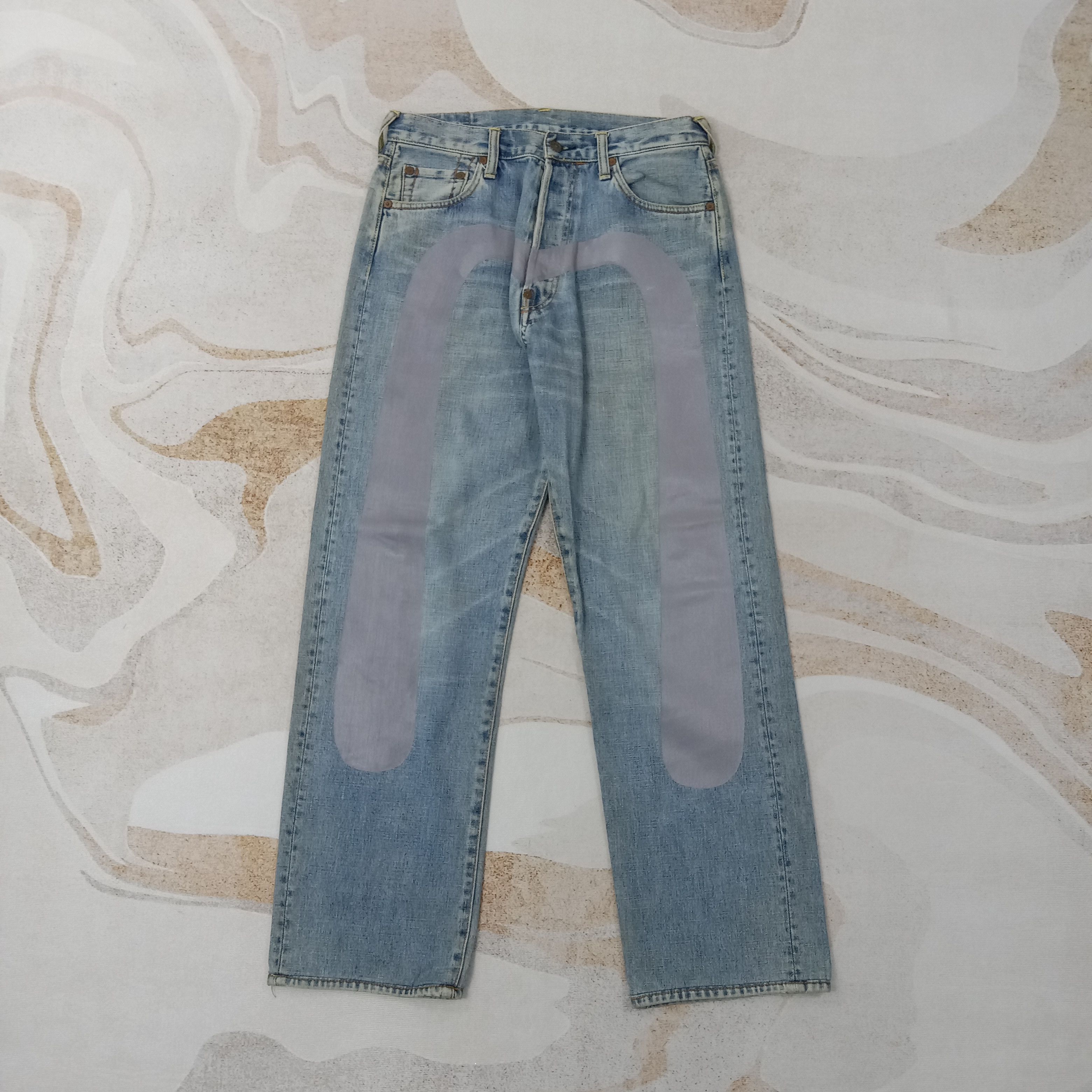 Evisu Evisu Japanese Daicock Custom Art Denim Jeans C228N27 Size US 30 / EU 46 - 1 Thumbnail